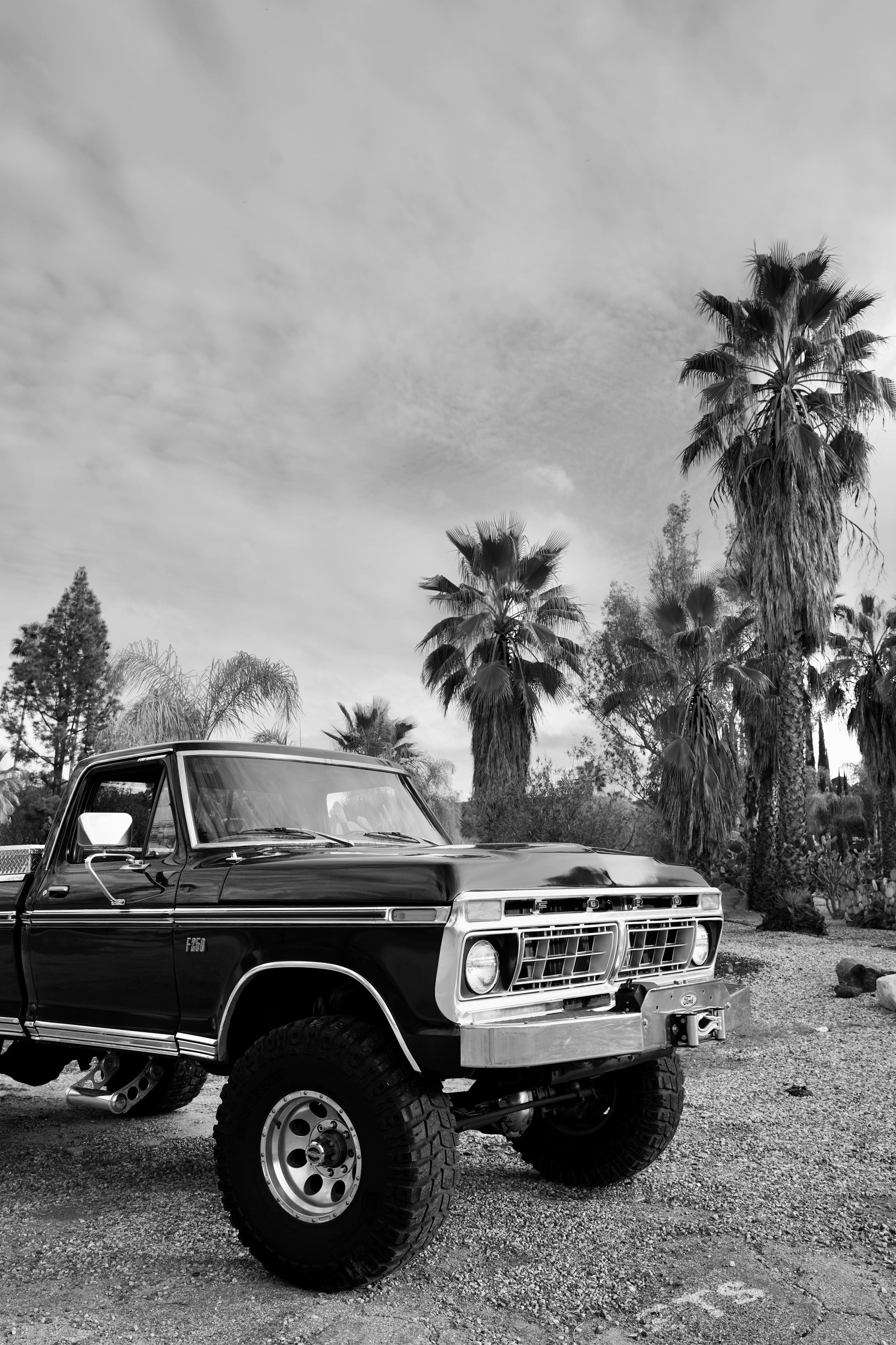 1976 Ford F-250 4x4 Dark Blue Metallic FINE ART PRINT