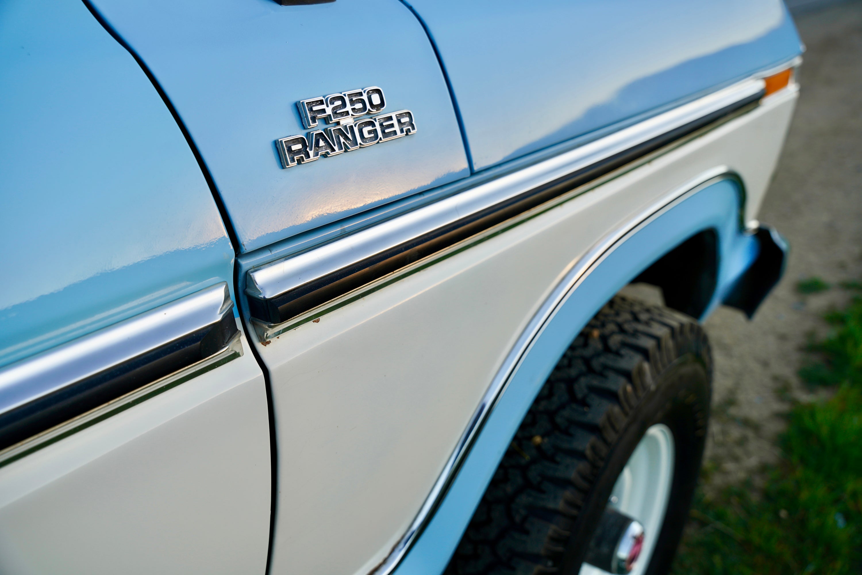 1978 Ford F-250 4x4 Light Blue FINE ART PRINT