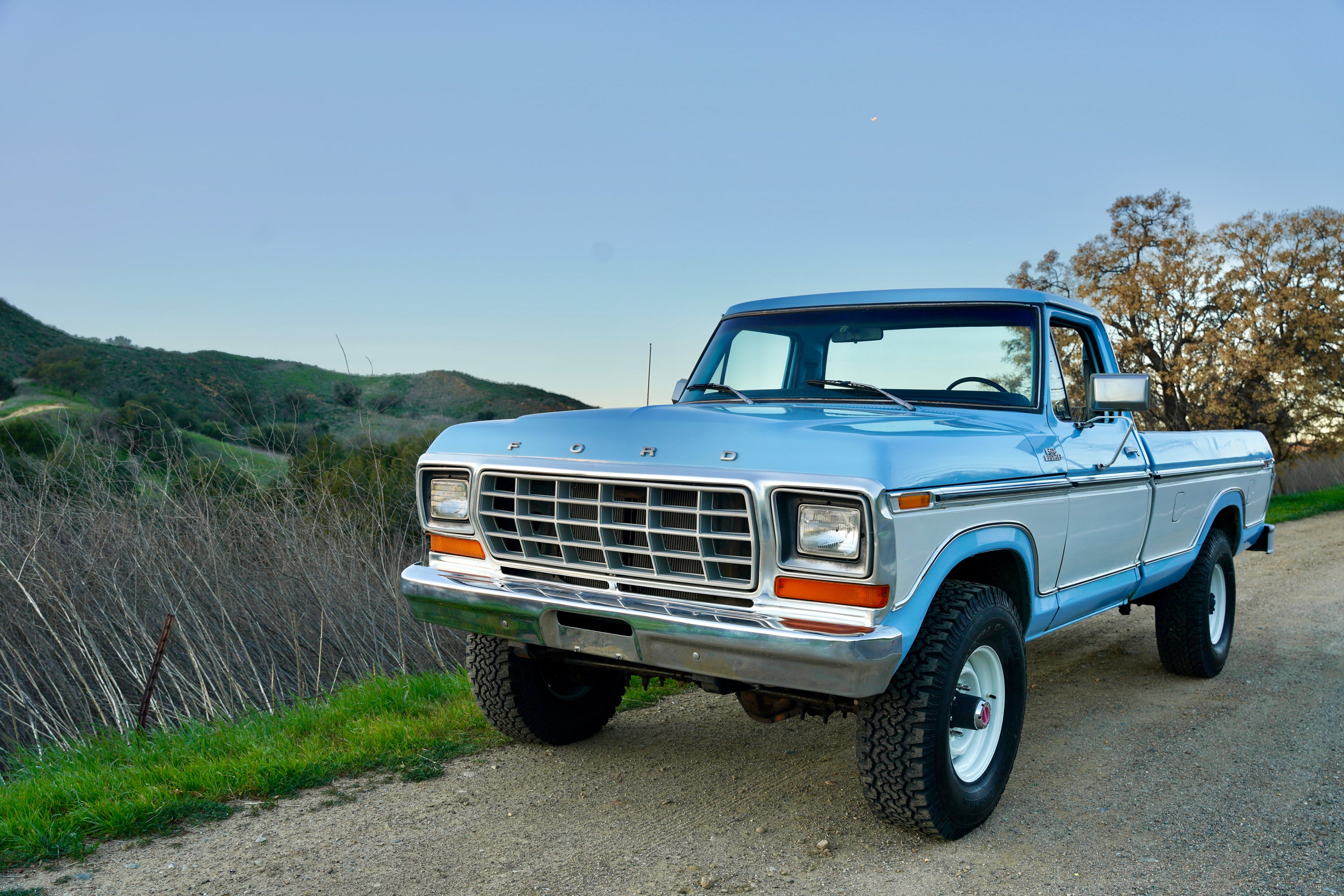 1978 Ford F-250 4x4 Light Blue FINE ART PRINT