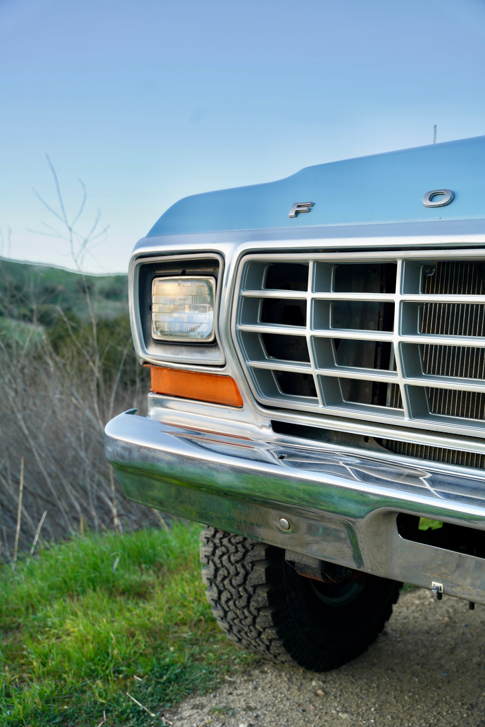 1978 Ford F-250 4x4 Light Blue FINE ART PRINT