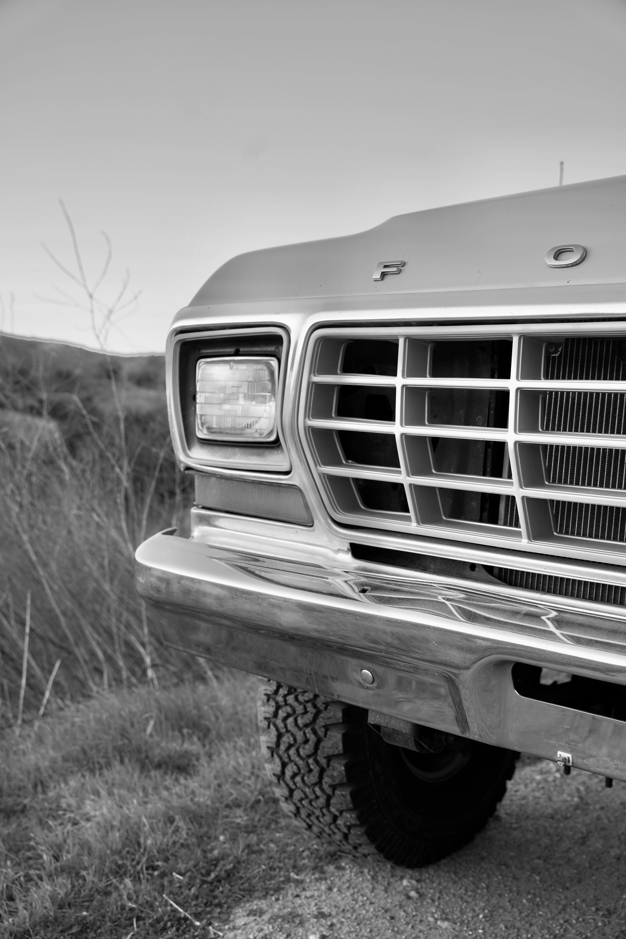 1978 Ford F-250 4x4 Light Blue FINE ART PRINT
