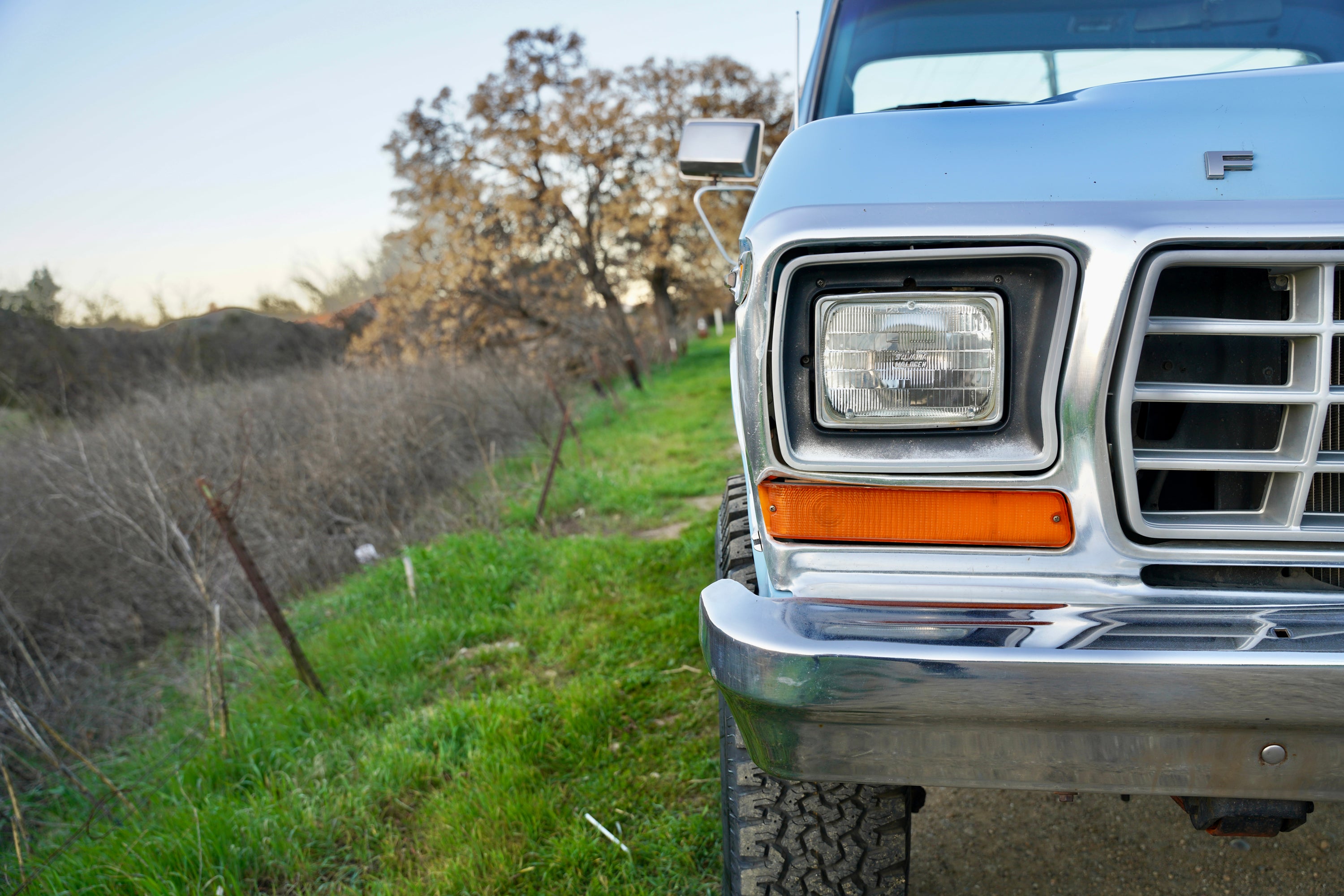 1978 Ford F-250 4x4 Light Blue FINE ART PRINT