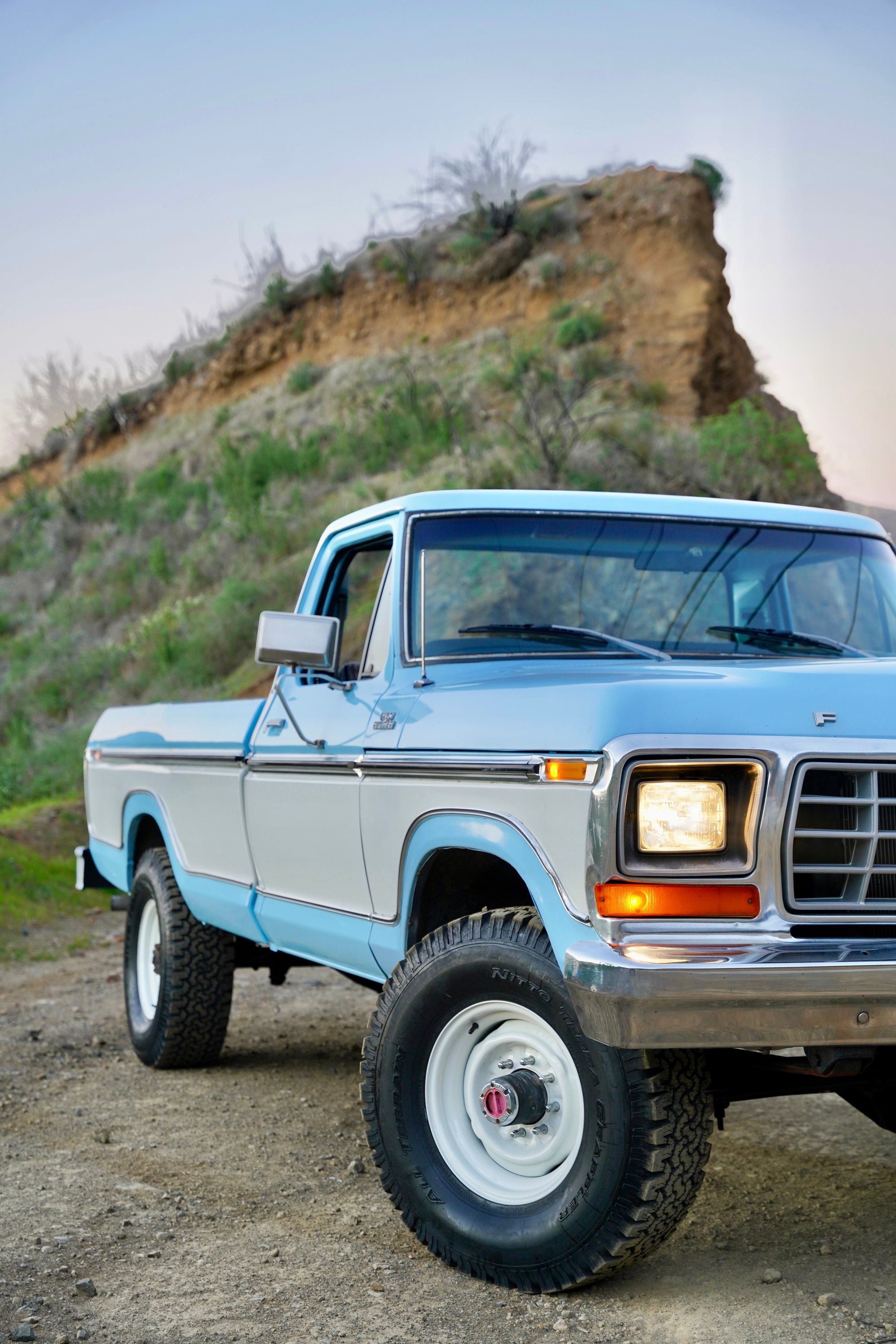 1978 Ford F-250 4x4 Light Blue FINE ART PRINT