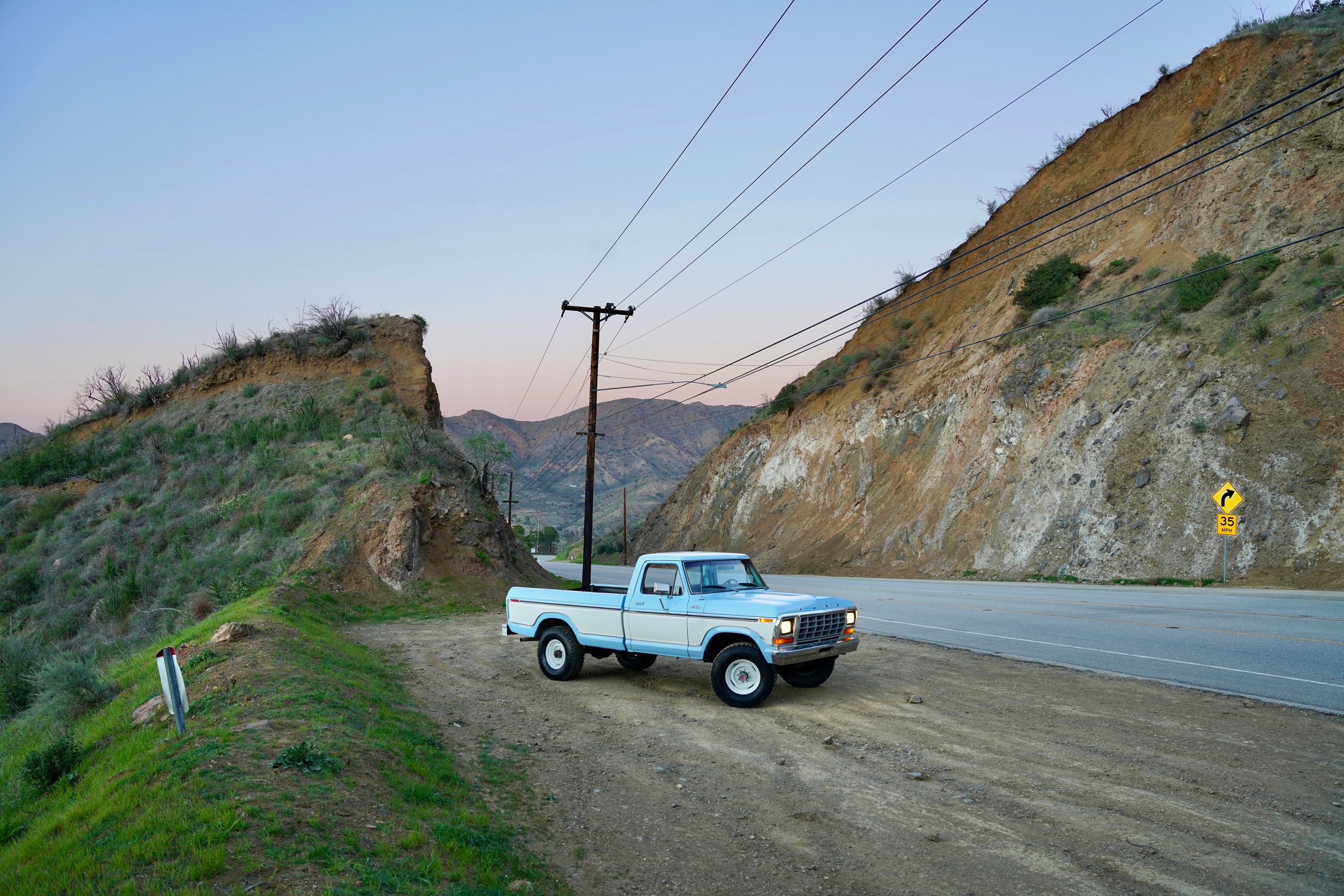 1978 Ford F-250 4x4 Light Blue FINE ART PRINT