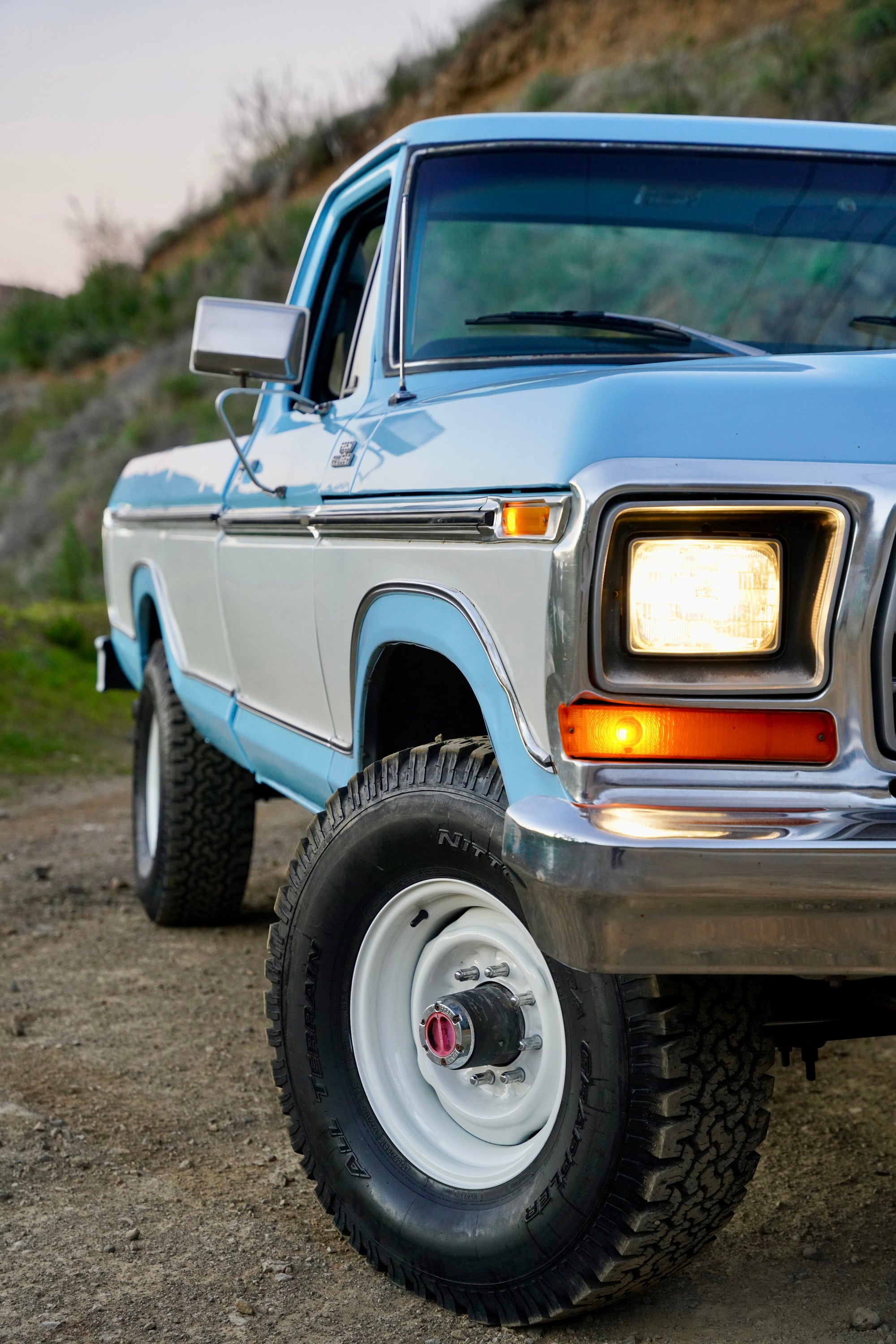 1978 Ford F-250 4x4 Light Blue FINE ART PRINT