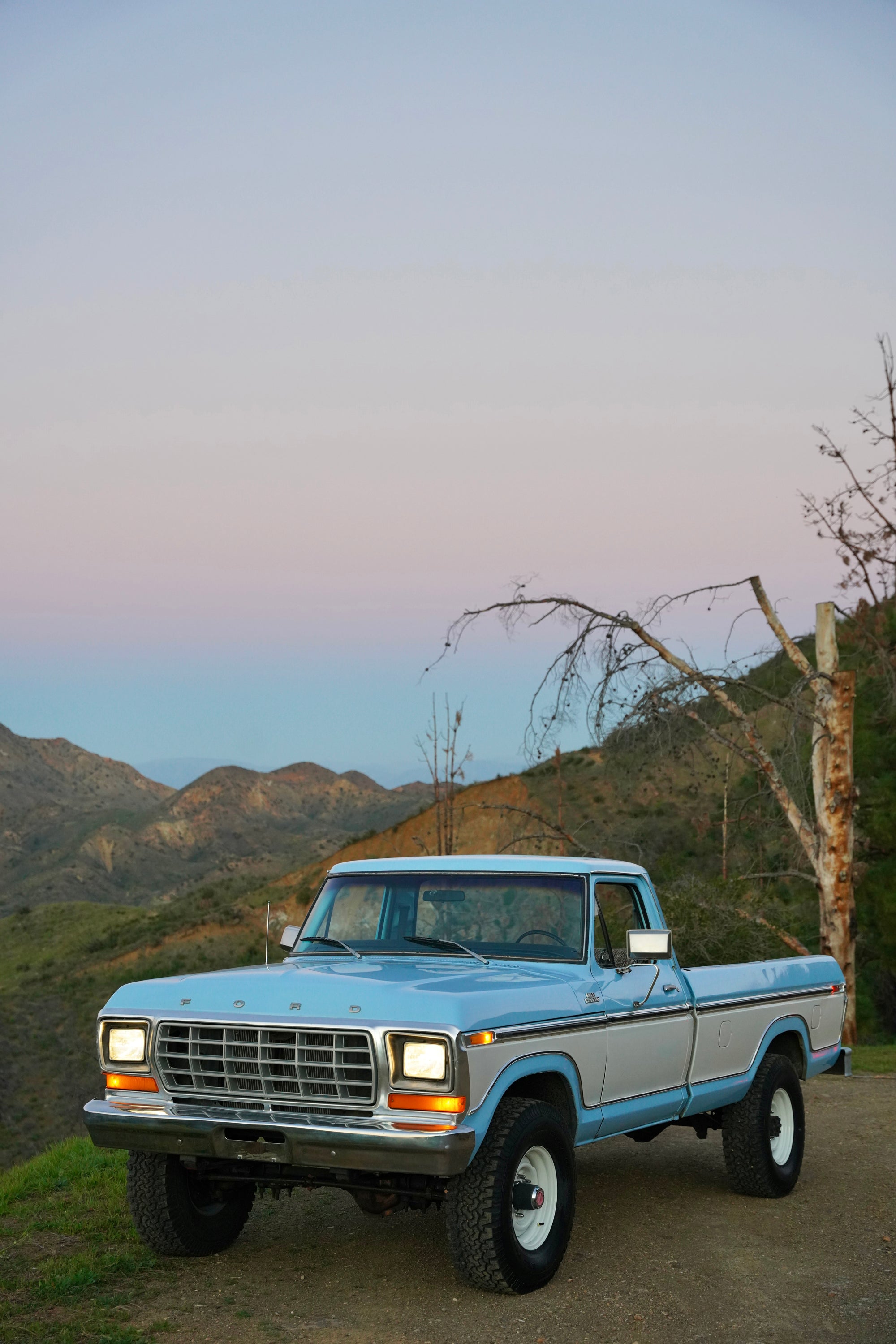 1978 Ford F-250 4x4 Light Blue FINE ART PRINT