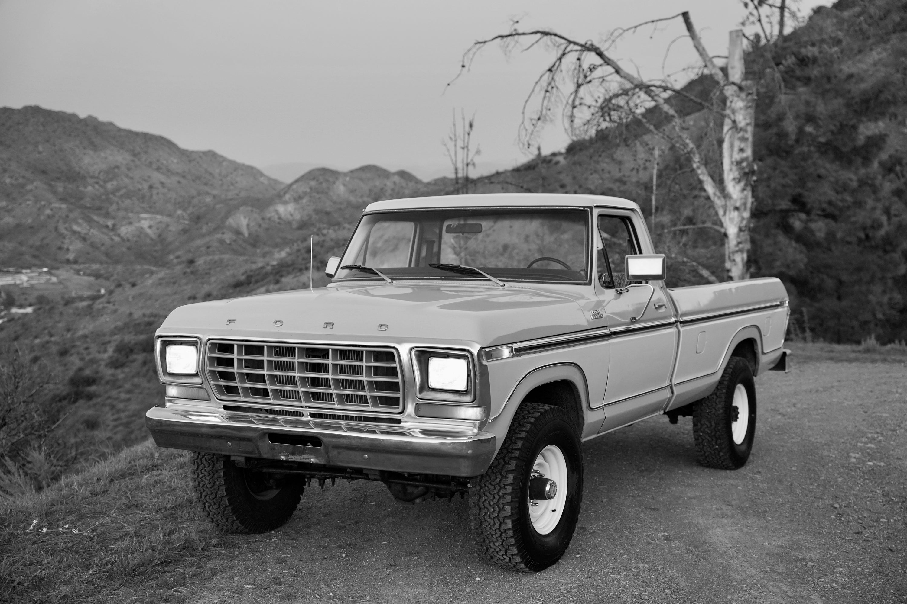 1978 Ford F-250 4x4 Light Blue FINE ART PRINT