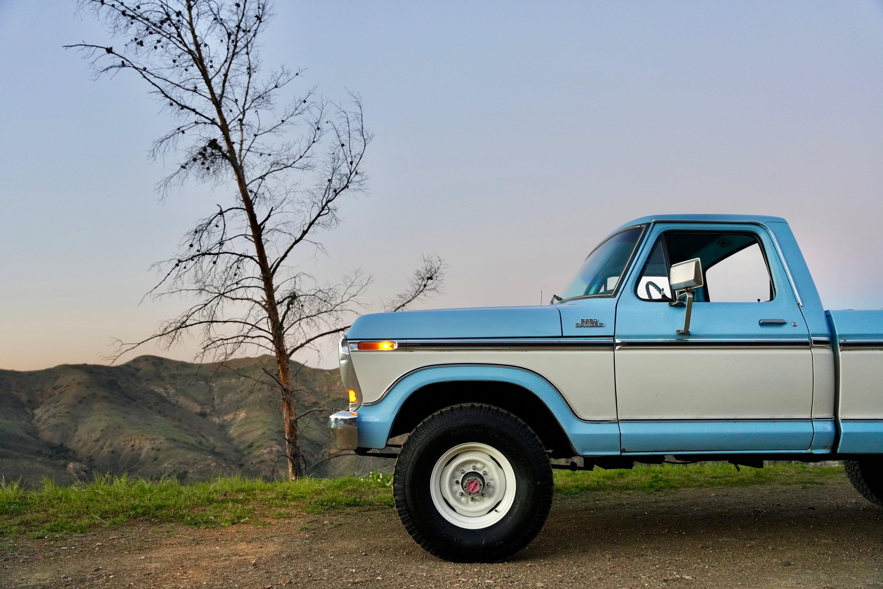 1978 Ford F-250 4x4 Light Blue FINE ART PRINT
