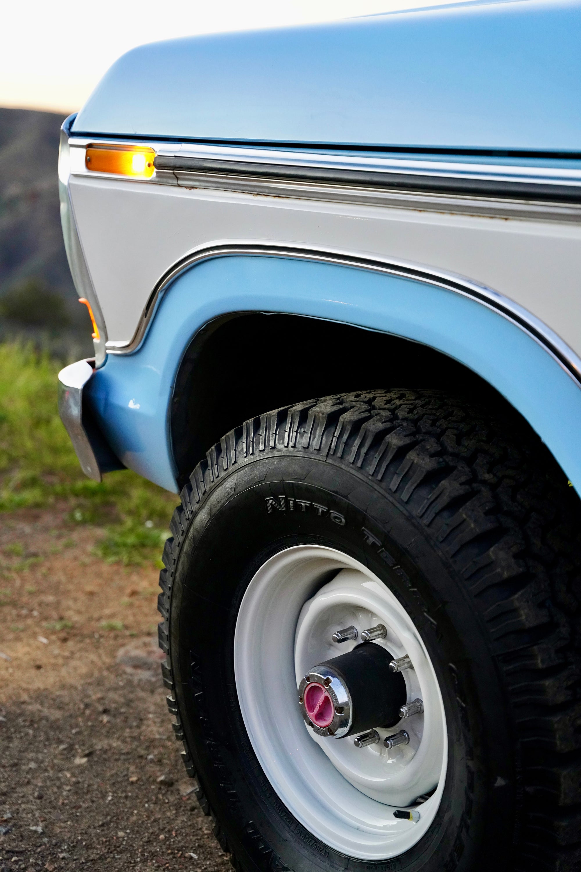 1978 Ford F-250 4x4 Light Blue FINE ART PRINT