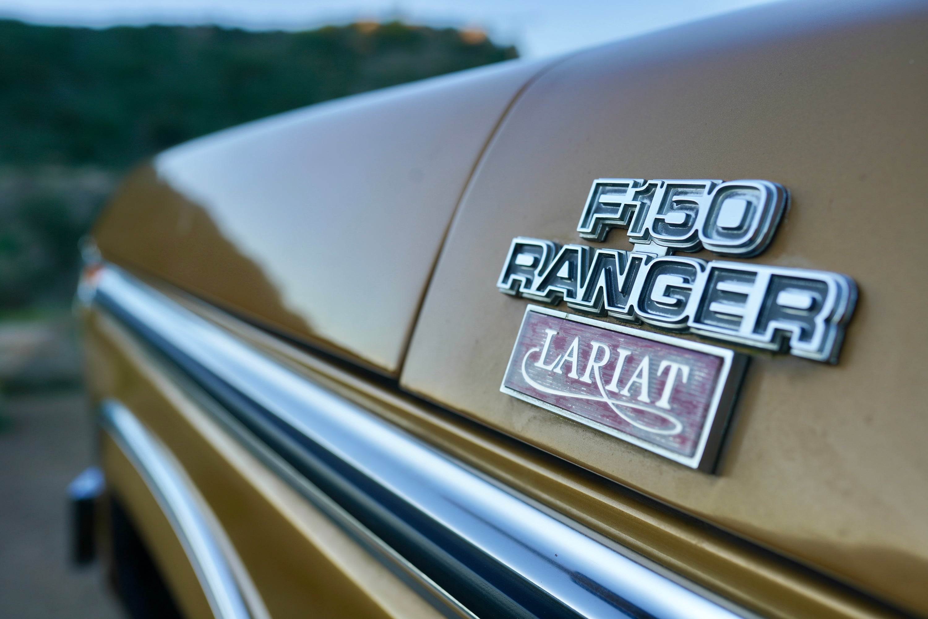 1979 Ford F-150 4x4 Short Bed Gold FINE ART PRINT