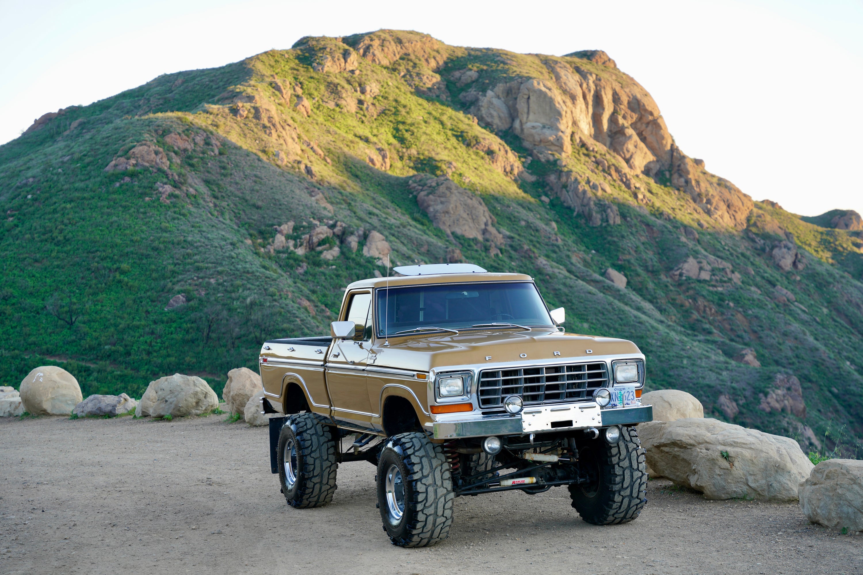 1979 Ford F-150 4x4 Short Bed Gold FINE ART PRINT
