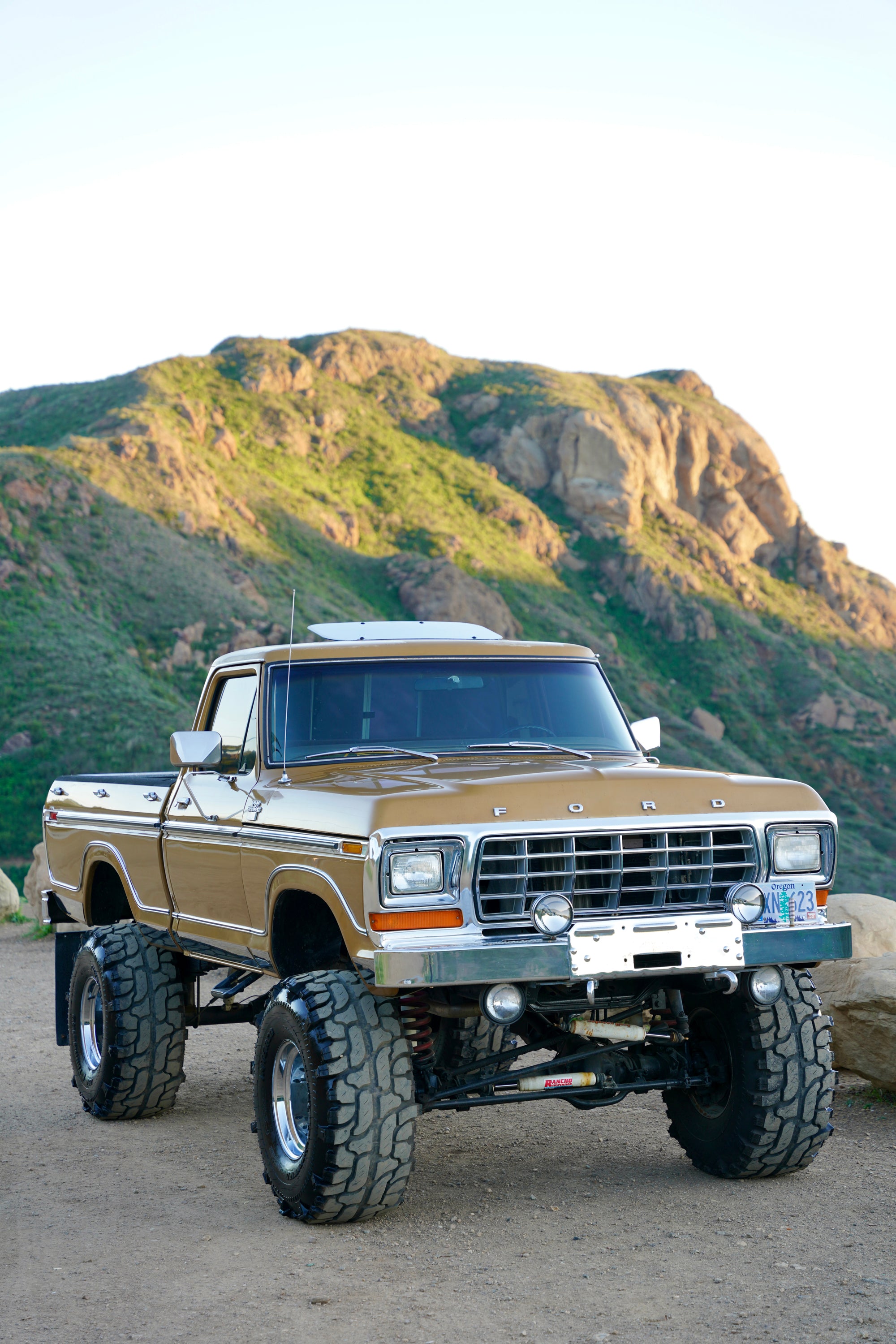 1979 Ford F-150 4x4 Short Bed Gold FINE ART PRINT