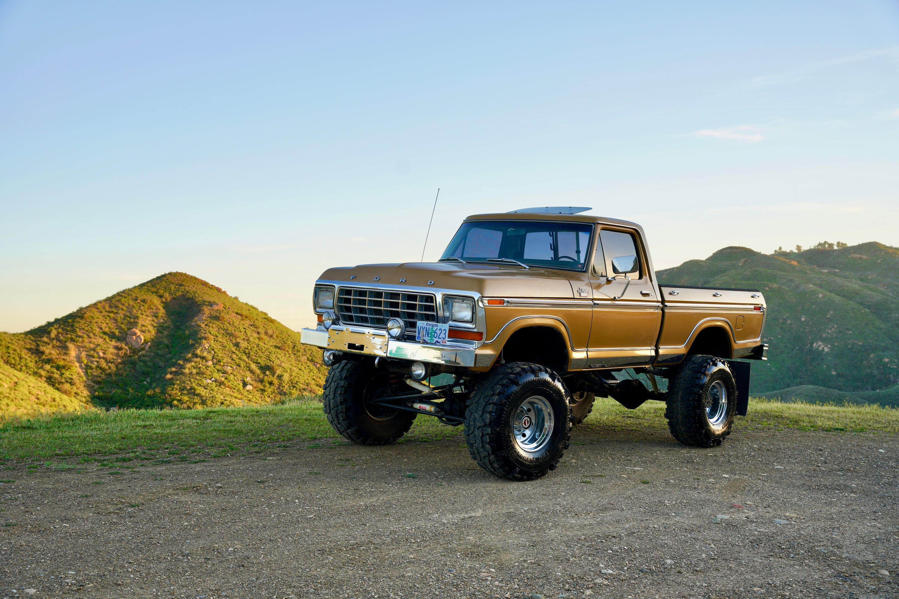 1979 Ford F-150 4x4 Short Bed Gold FINE ART PRINT