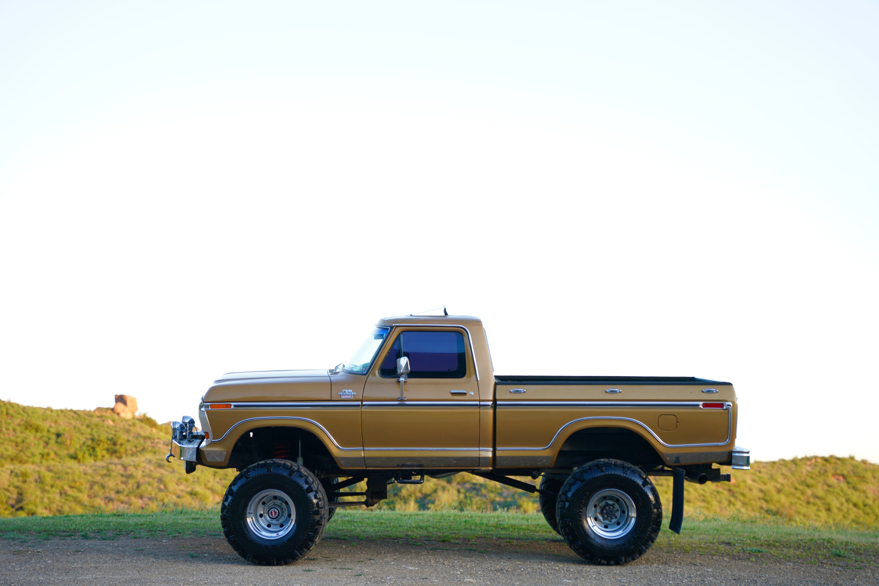 1979 Ford F-150 4x4 Short Bed Gold FINE ART PRINT