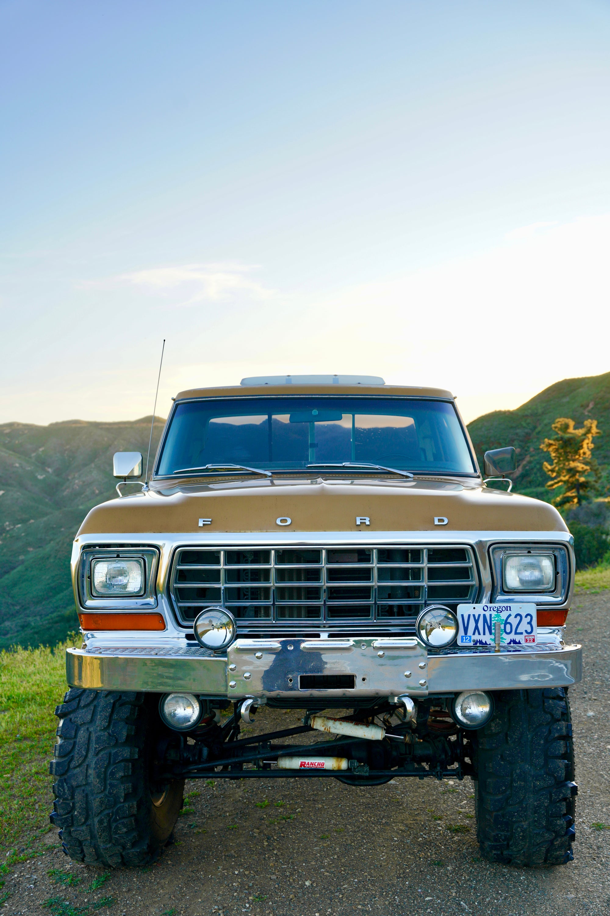 1979 Ford F-150 4x4 Short Bed Gold FINE ART PRINT