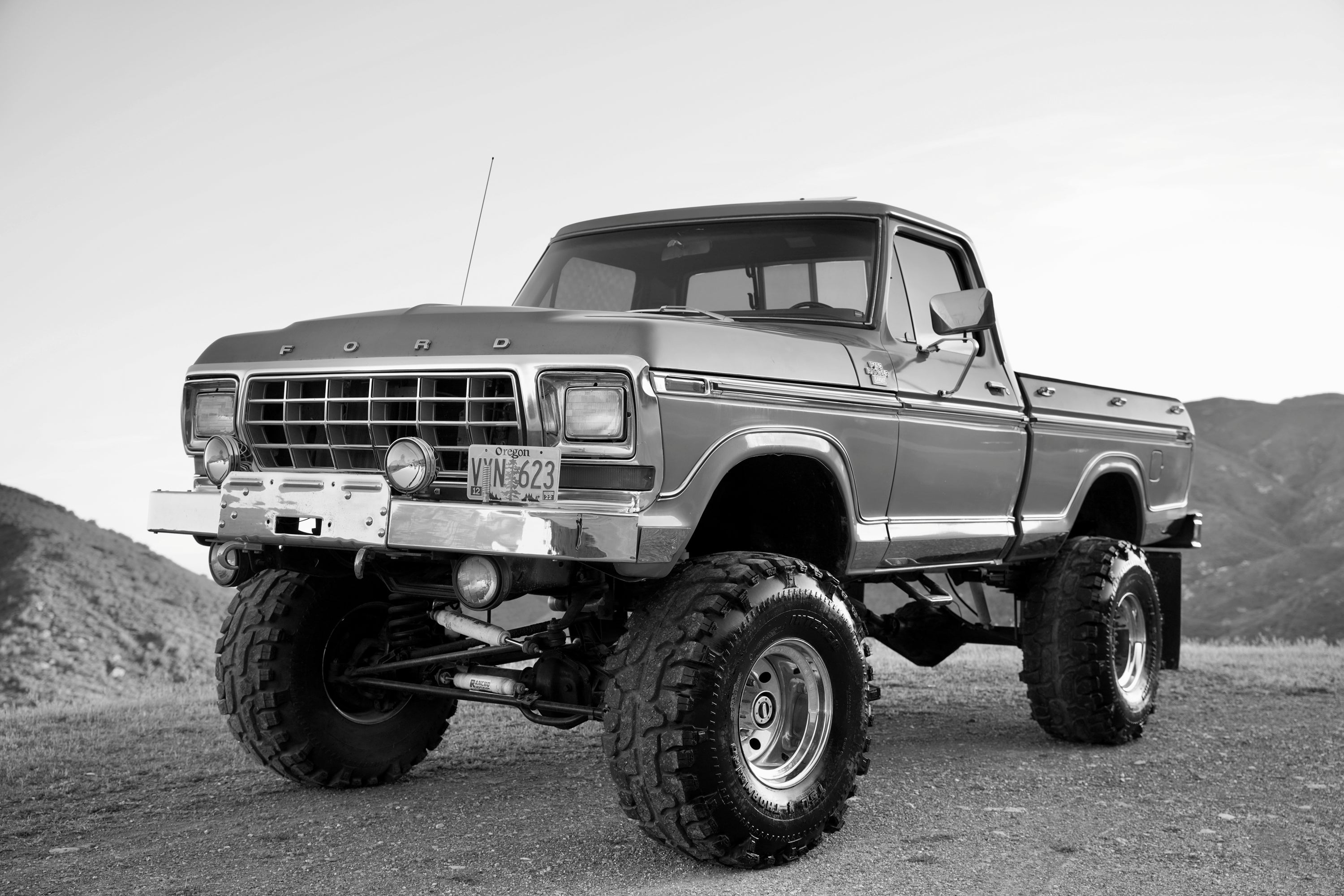 1979 Ford F-150 4x4 Short Bed Gold FINE ART PRINT