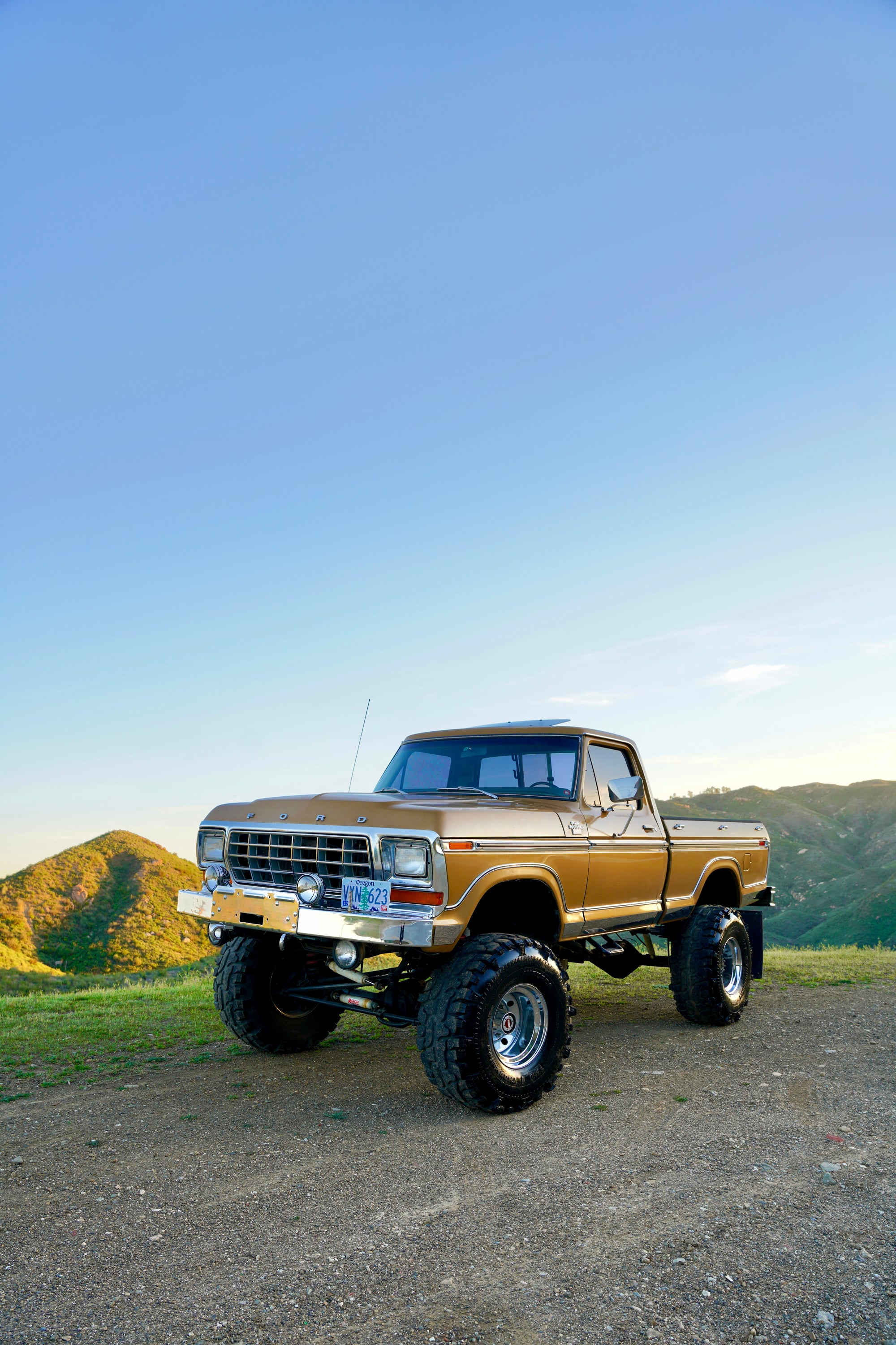 1979 Ford F-150 4x4 Short Bed Gold FINE ART PRINT