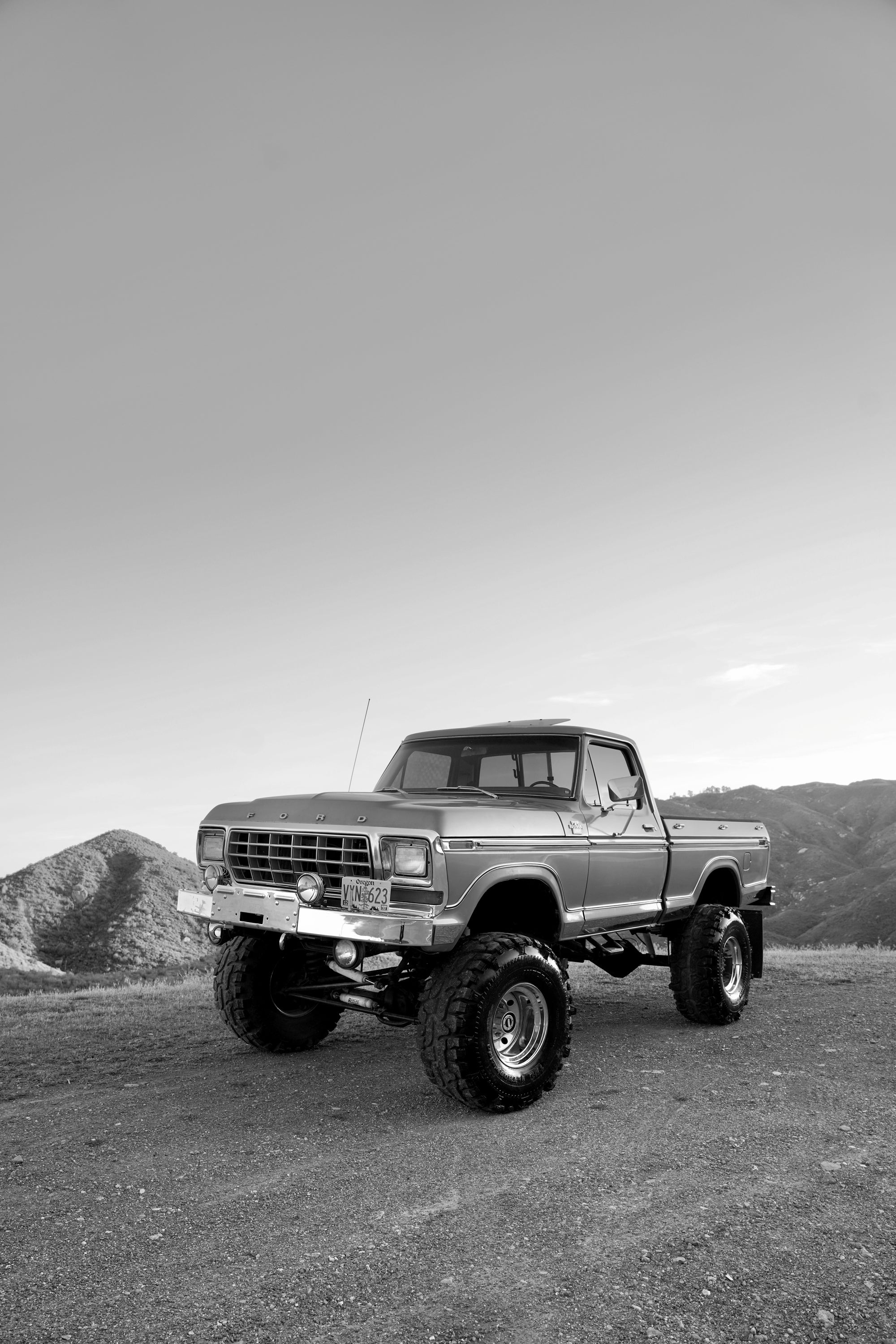 1979 Ford F-150 4x4 Short Bed Gold FINE ART PRINT