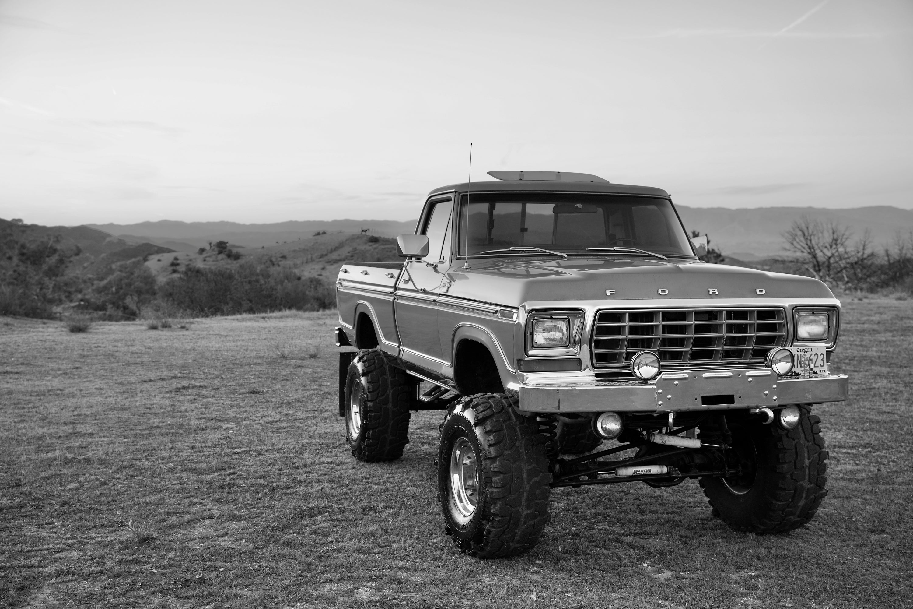 1979 Ford F-150 4x4 Short Bed Gold FINE ART PRINT