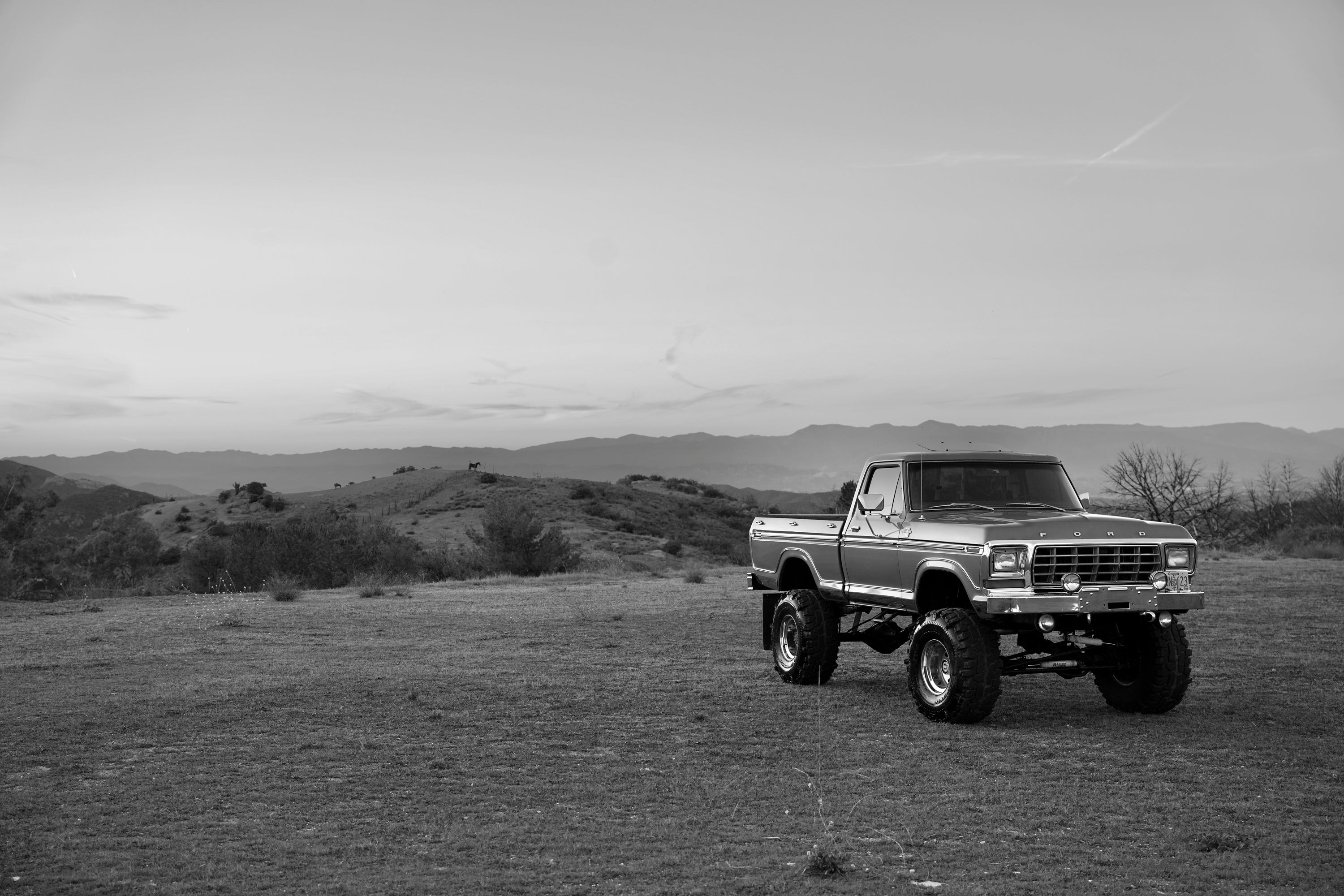 1979 Ford F-150 4x4 Short Bed Gold FINE ART PRINT