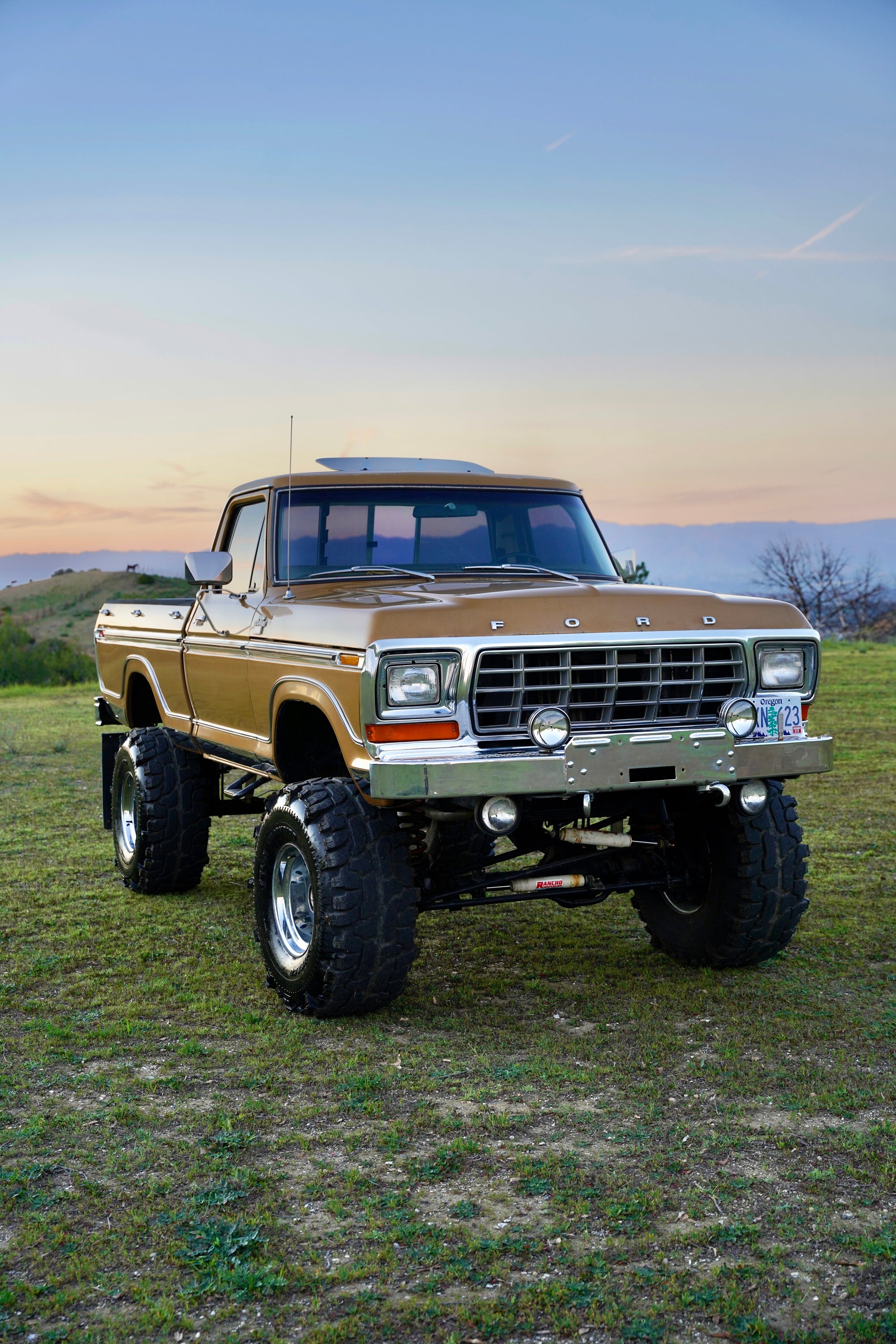 1979 Ford F-150 4x4 Short Bed Gold FINE ART PRINT