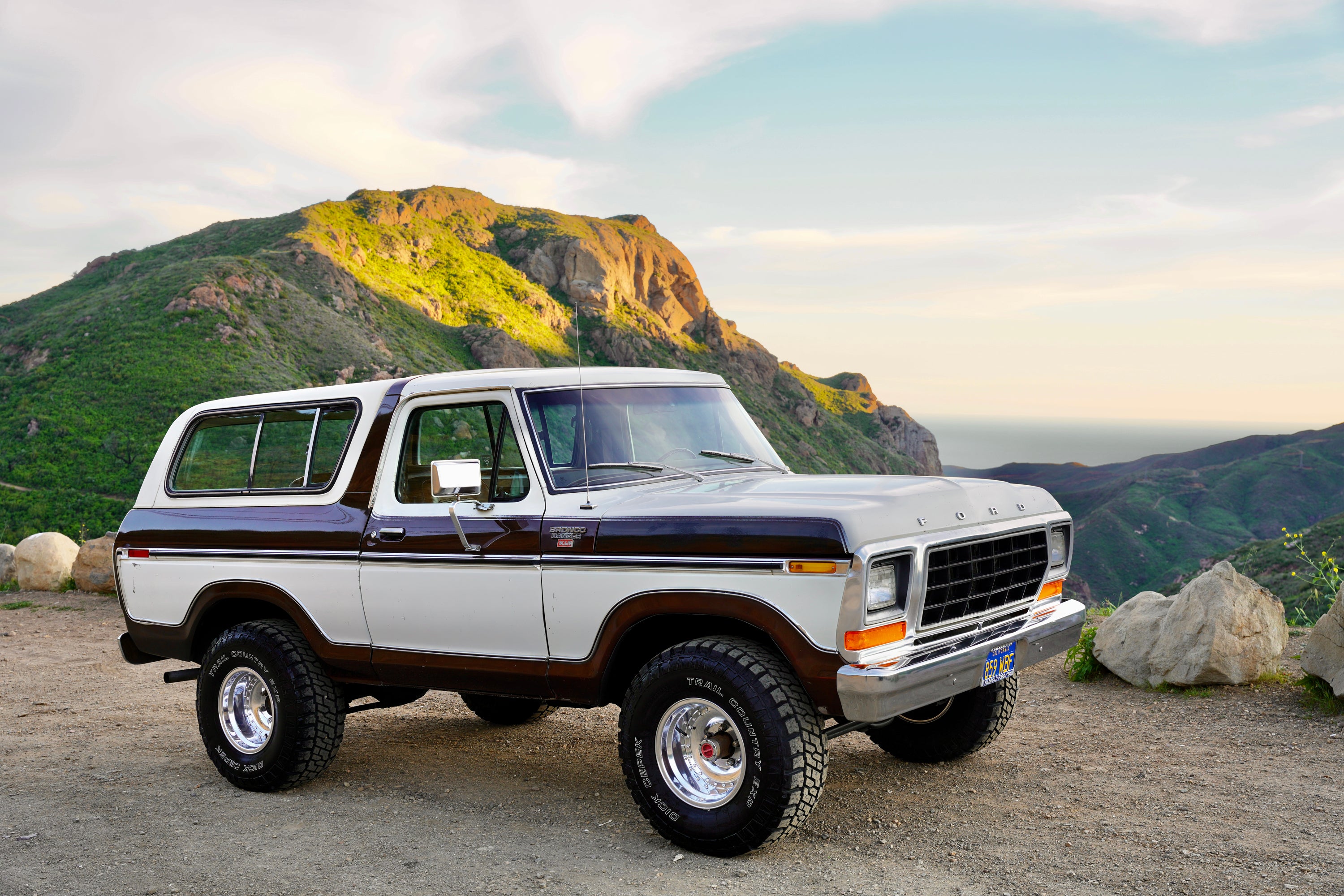 1978 Ford Bronco Dark Brown Metallic FINE ART PRINT