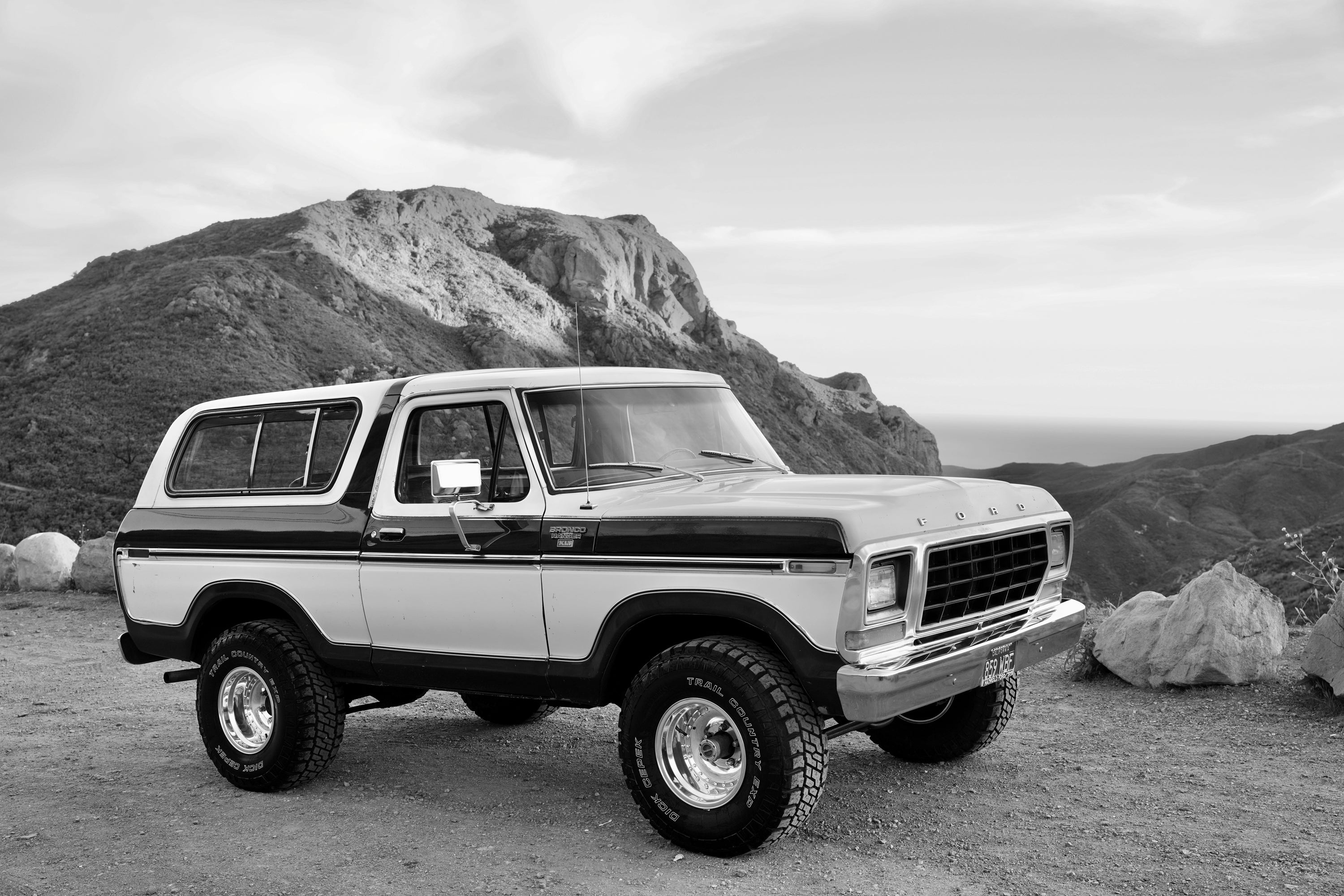 1978 Ford Bronco Dark Brown Metallic FINE ART PRINT