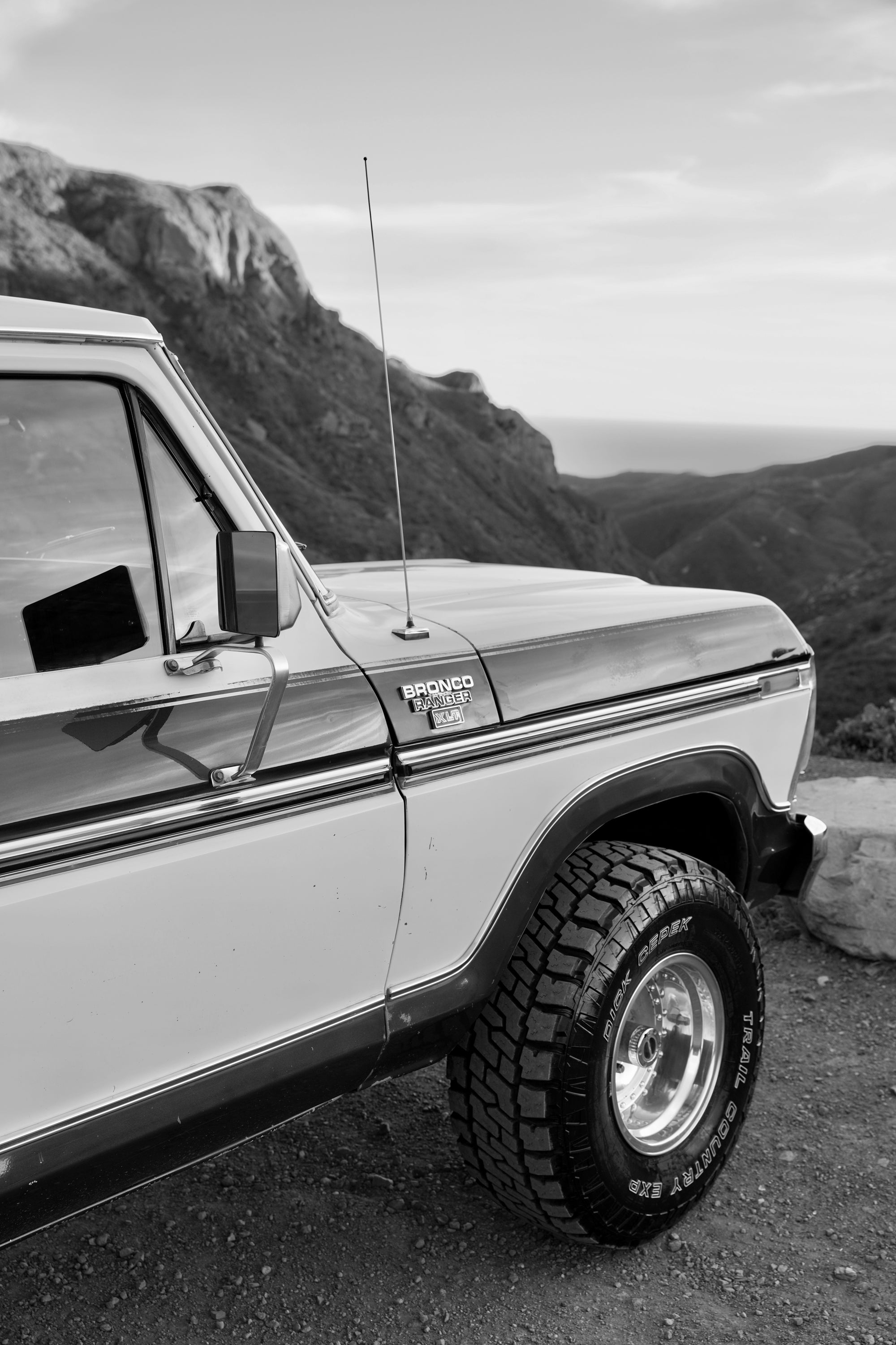 1978 Ford Bronco Dark Brown Metallic FINE ART PRINT