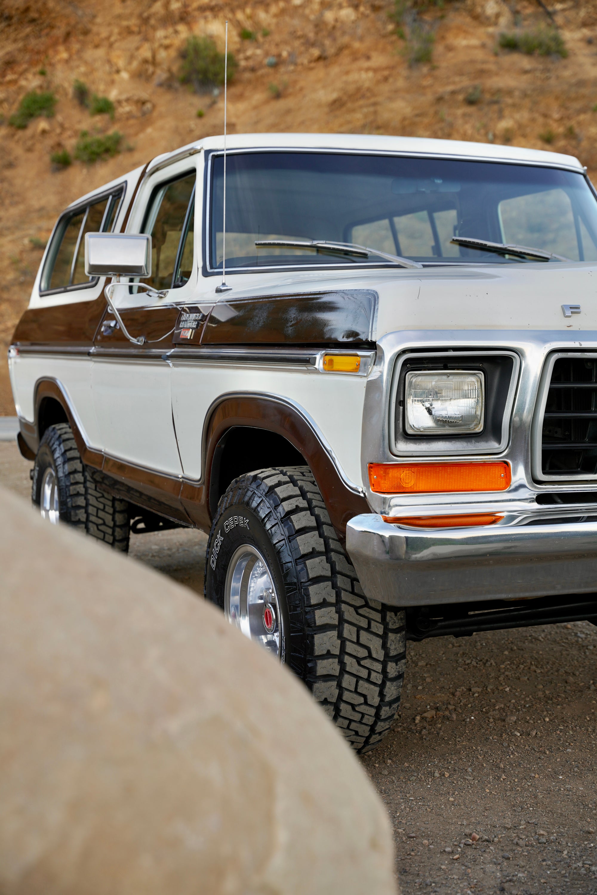 1978 Ford Bronco Dark Brown Metallic FINE ART PRINT