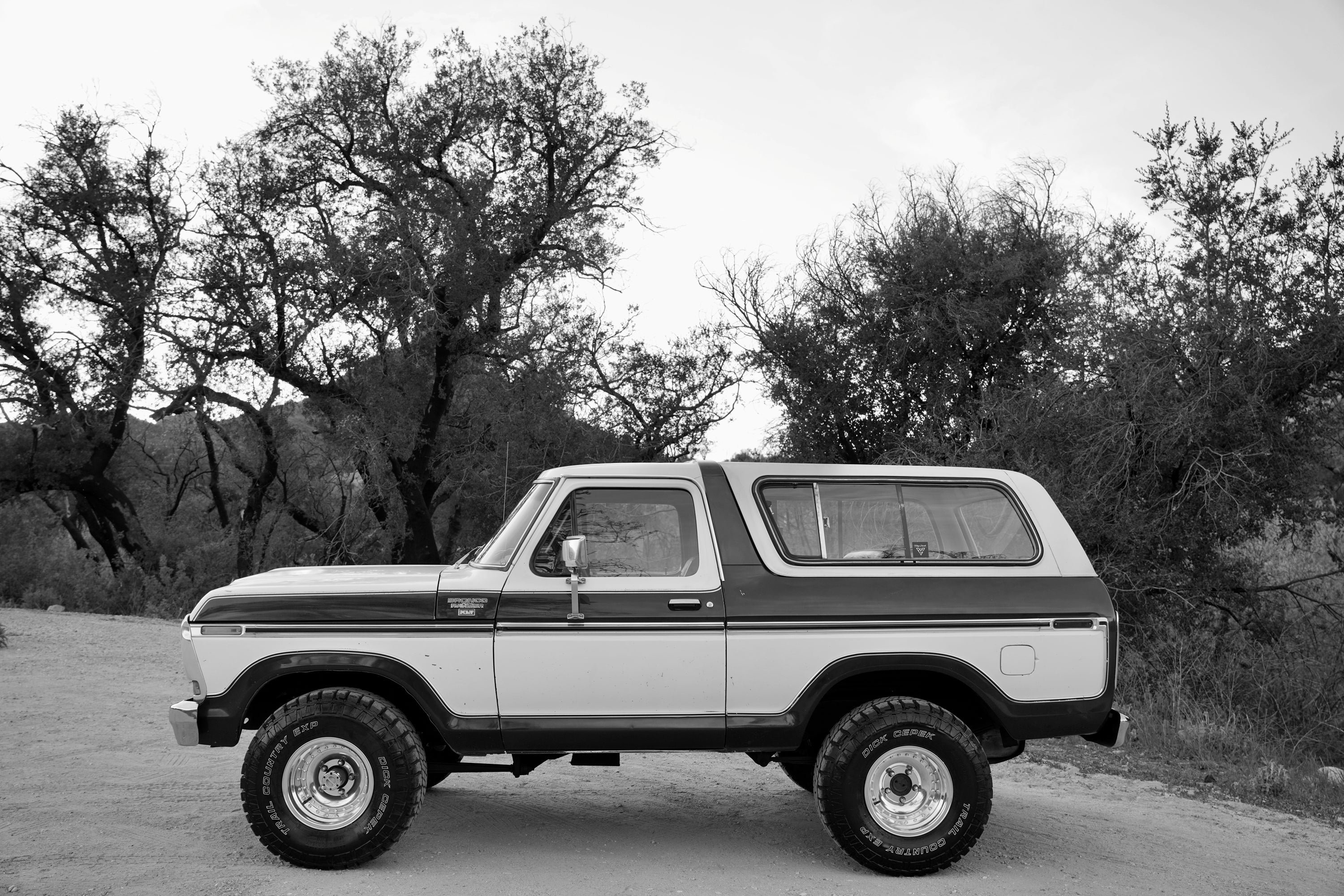 1978 Ford Bronco Dark Brown Metallic FINE ART PRINT