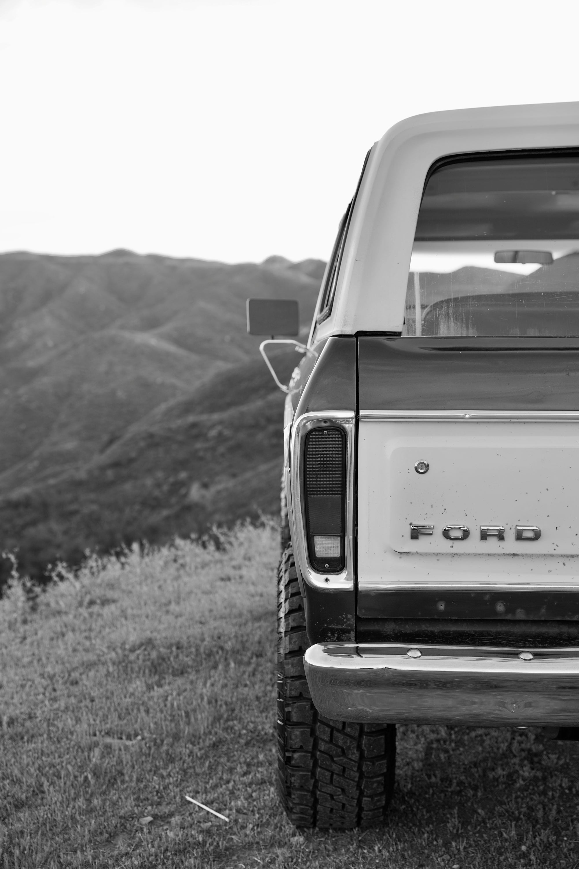 1978 Ford Bronco Dark Brown Metallic FINE ART PRINT