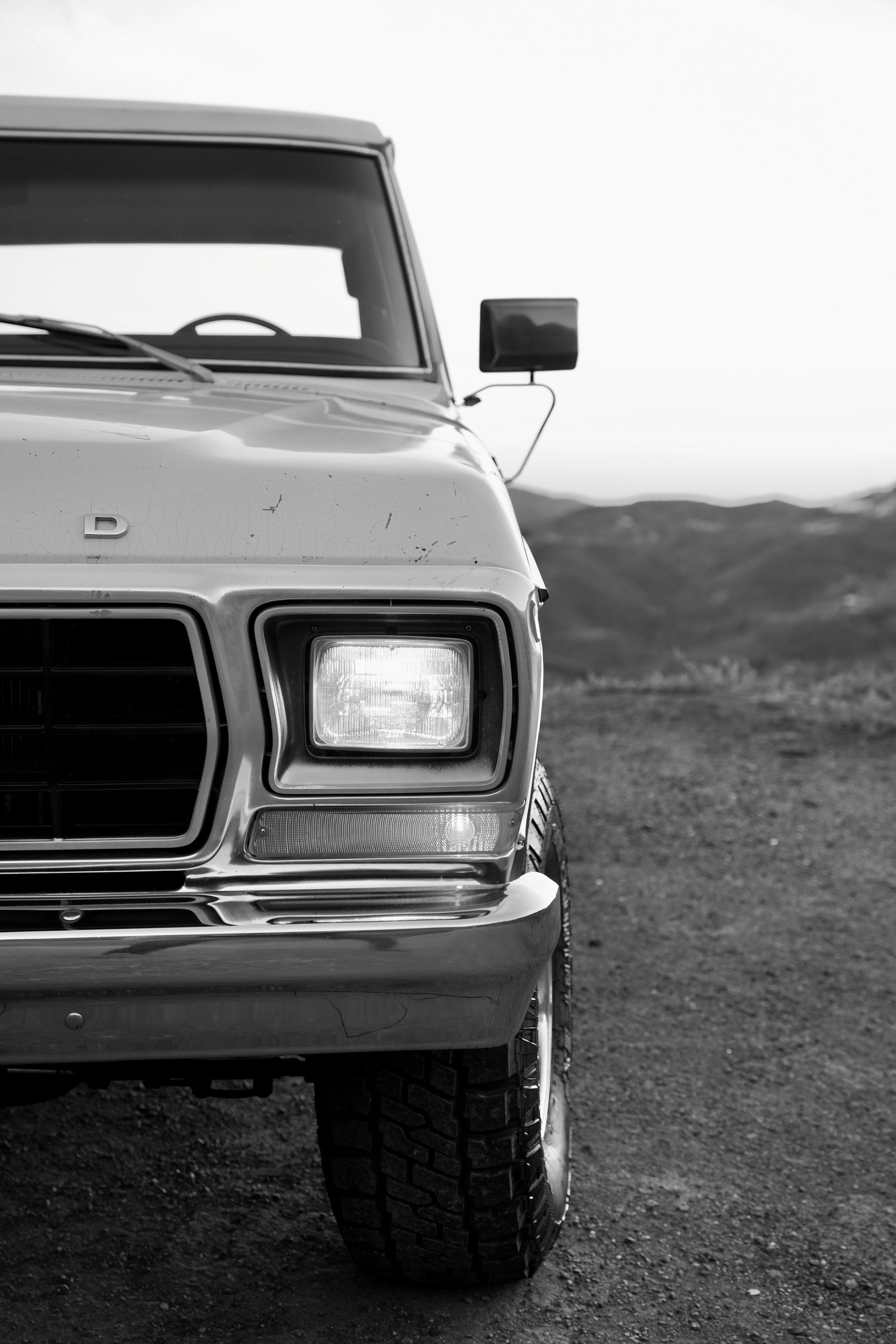 1978 Ford Bronco Dark Brown Metallic FINE ART PRINT