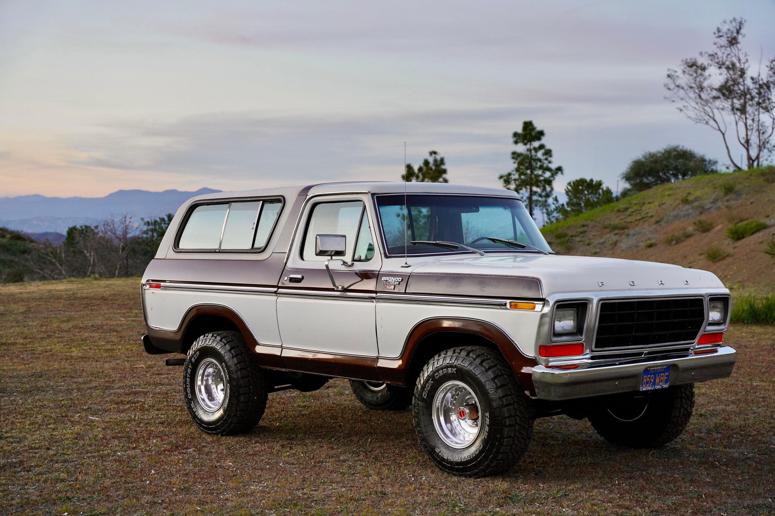 1978 Ford Bronco Dark Brown Metallic FINE ART PRINT