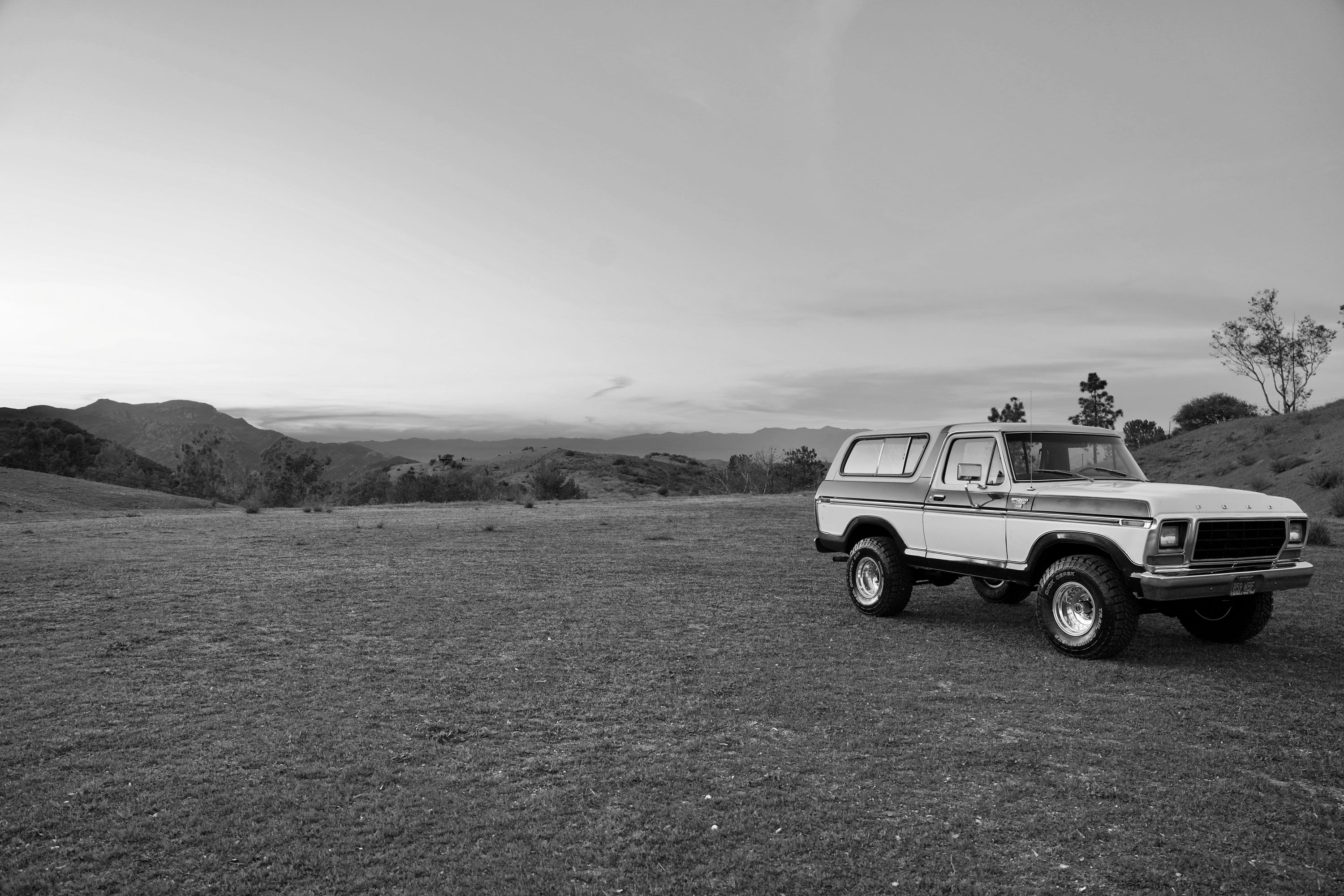 1978 Ford Bronco Dark Brown Metallic FINE ART PRINT