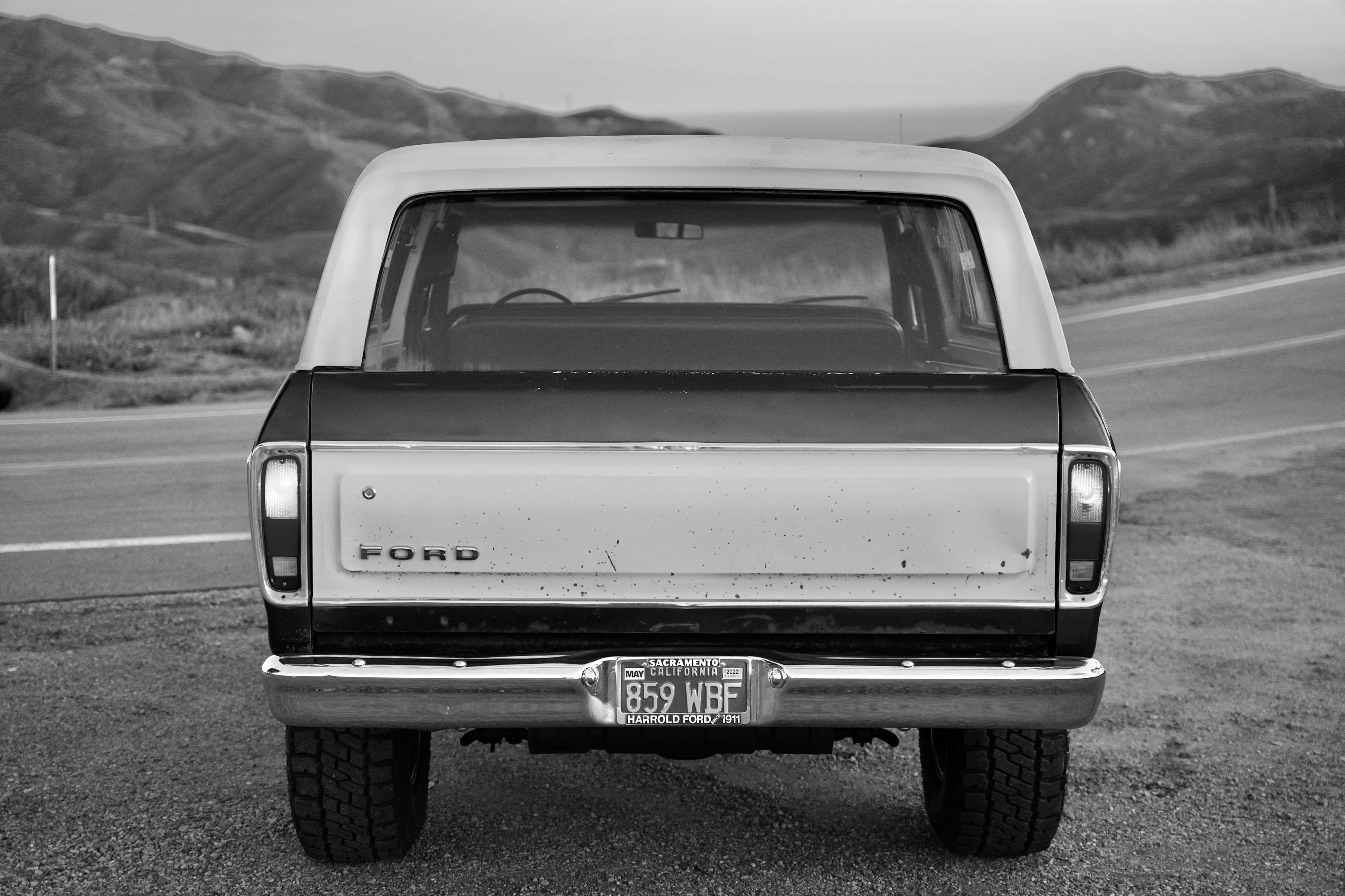 1978 Ford Bronco Dark Brown Metallic FINE ART PRINT