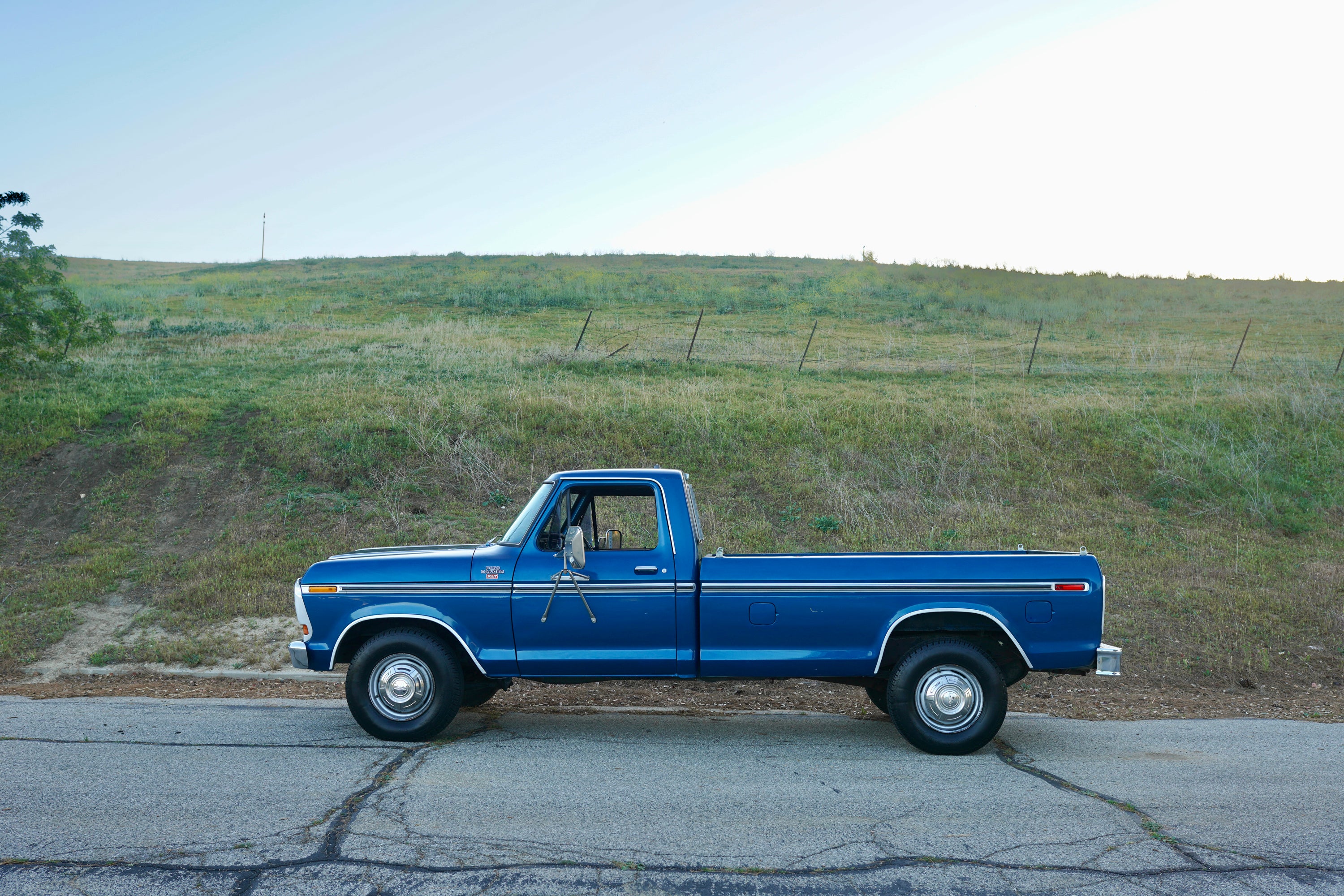 1978 Ford F-350 Ranger Bright Dark Blue Metallic FINE ART PRINT