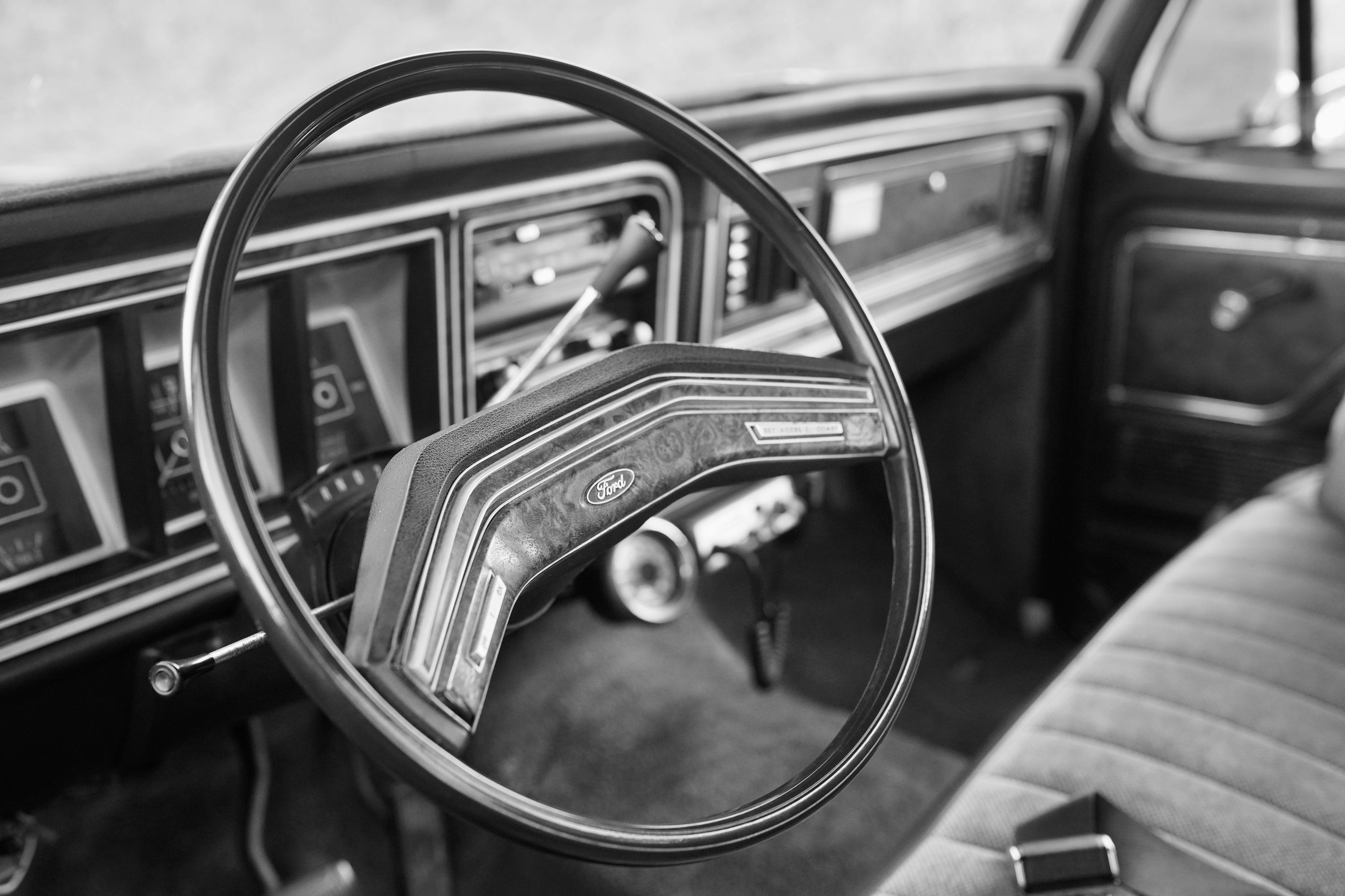 1978 Ford F-350 Ranger Bright Dark Blue Metallic FINE ART PRINT