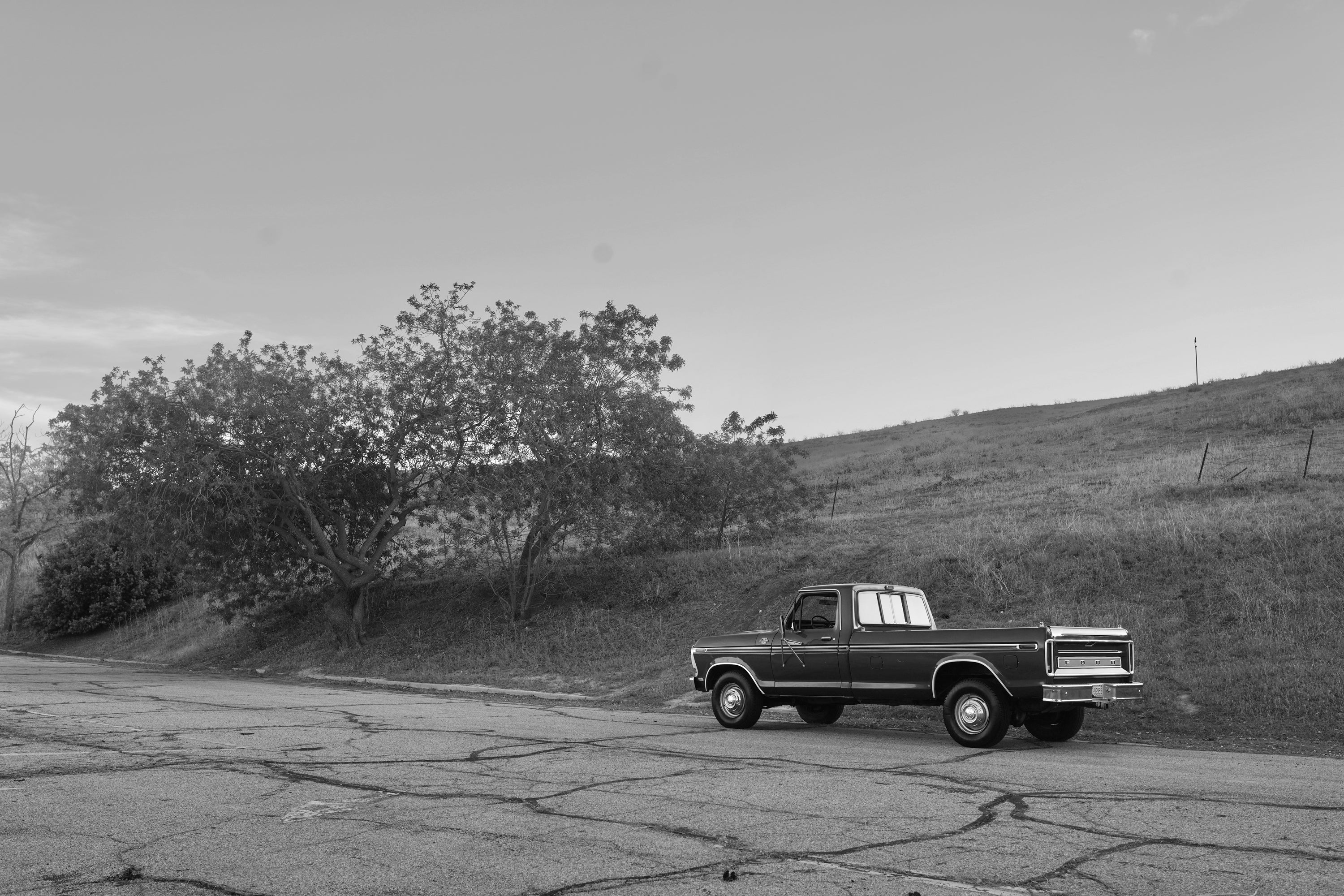 1978 Ford F-350 Ranger Bright Dark Blue Metallic FINE ART PRINT