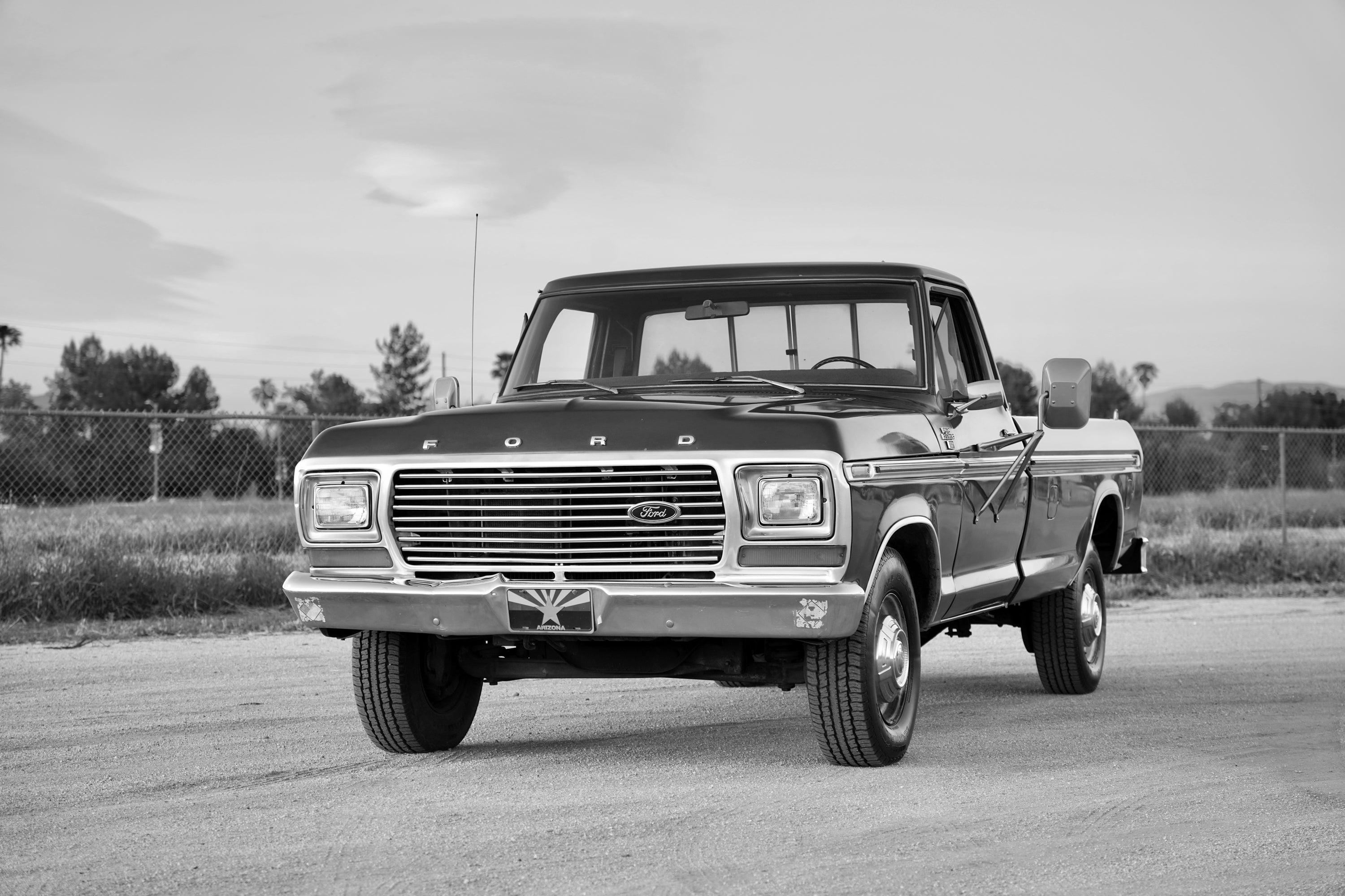 1978 Ford F-350 Ranger Bright Dark Blue Metallic FINE ART PRINT