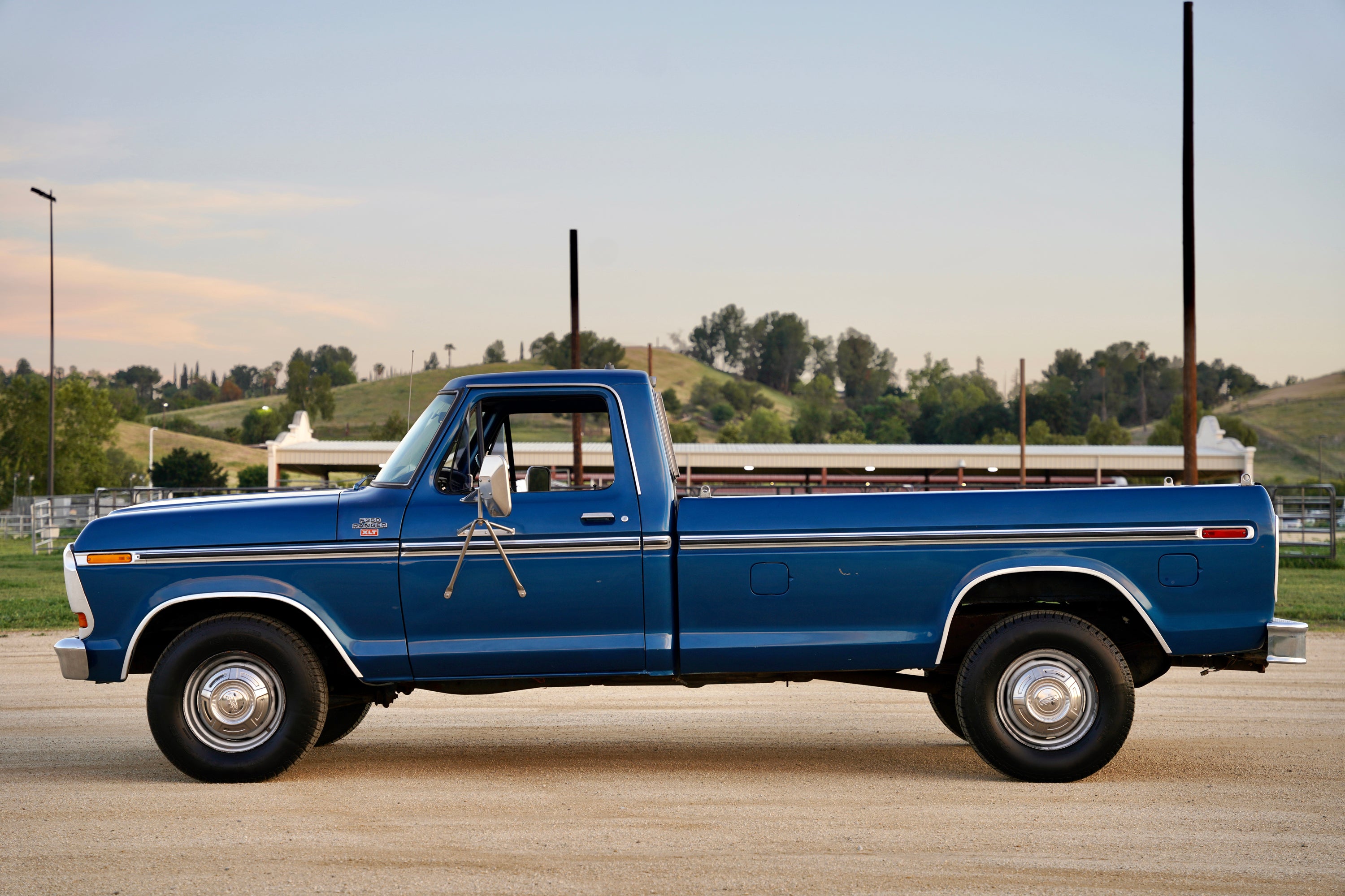 1978 Ford F-350 Ranger Bright Dark Blue Metallic FINE ART PRINT