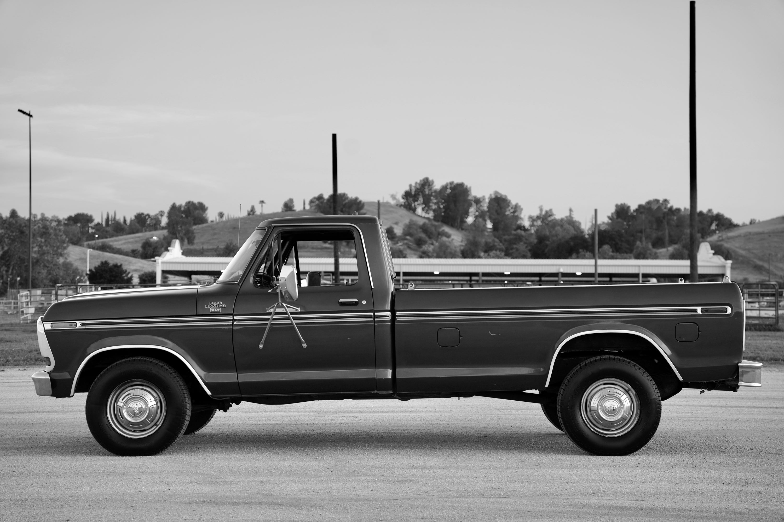 1978 Ford F-350 Ranger Bright Dark Blue Metallic FINE ART PRINT