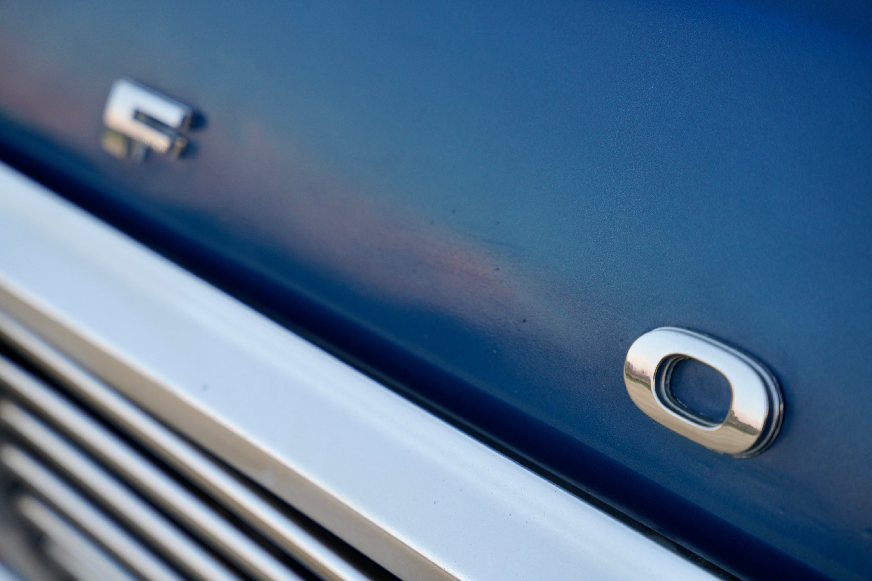 1978 Ford F-350 Ranger Bright Dark Blue Metallic FINE ART PRINT