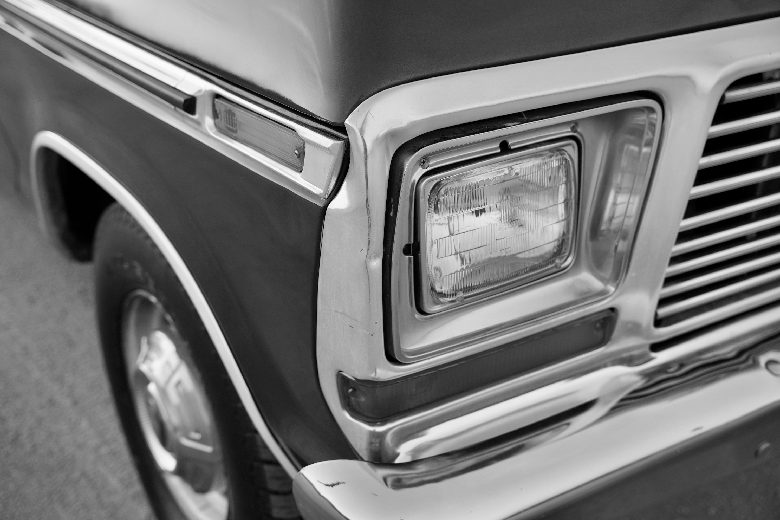 1978 Ford F-350 Ranger Bright Dark Blue Metallic FINE ART PRINT