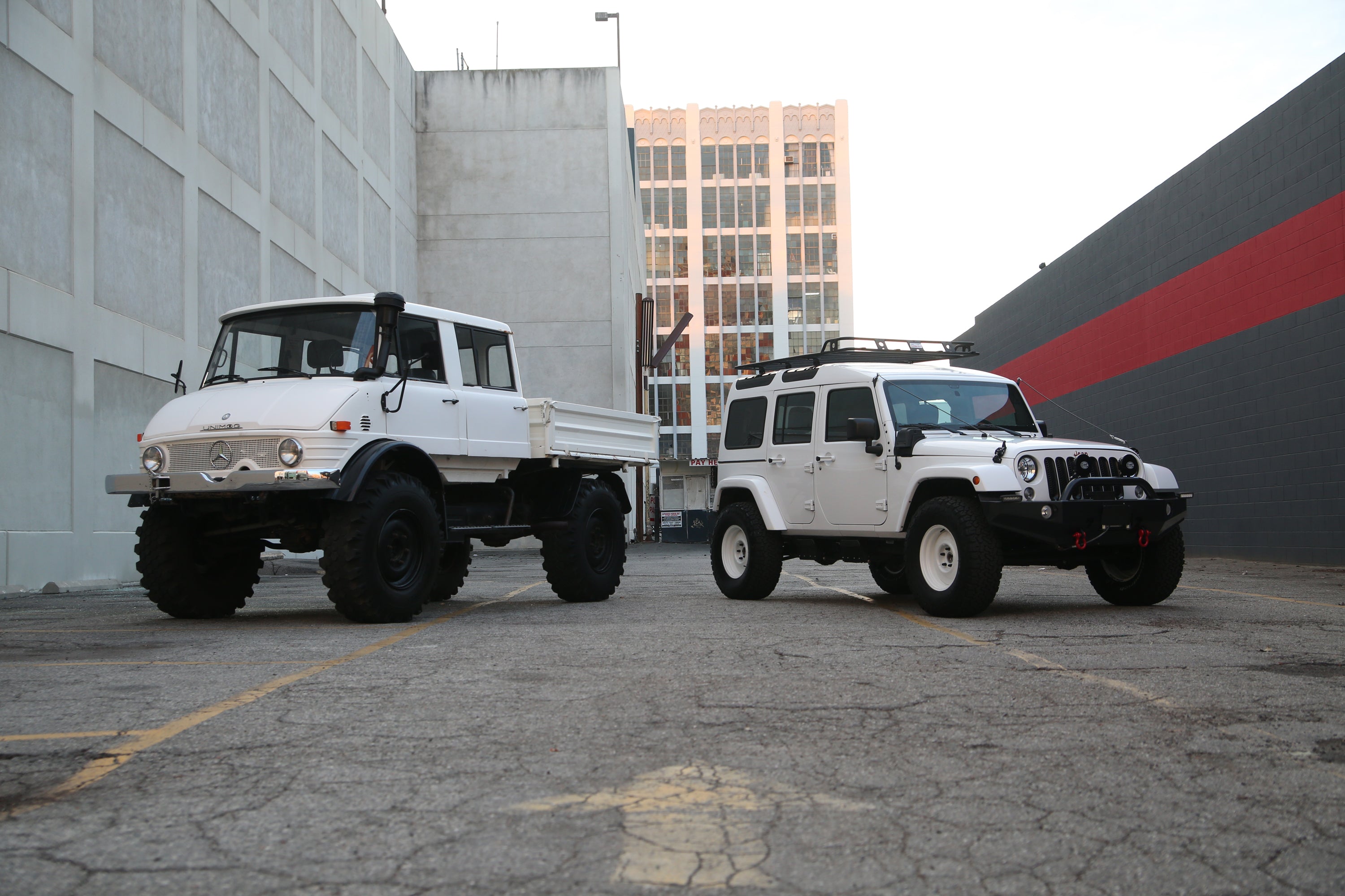 1979 Mercedes-Benz Unimog DOKA White FINE ART PRINT