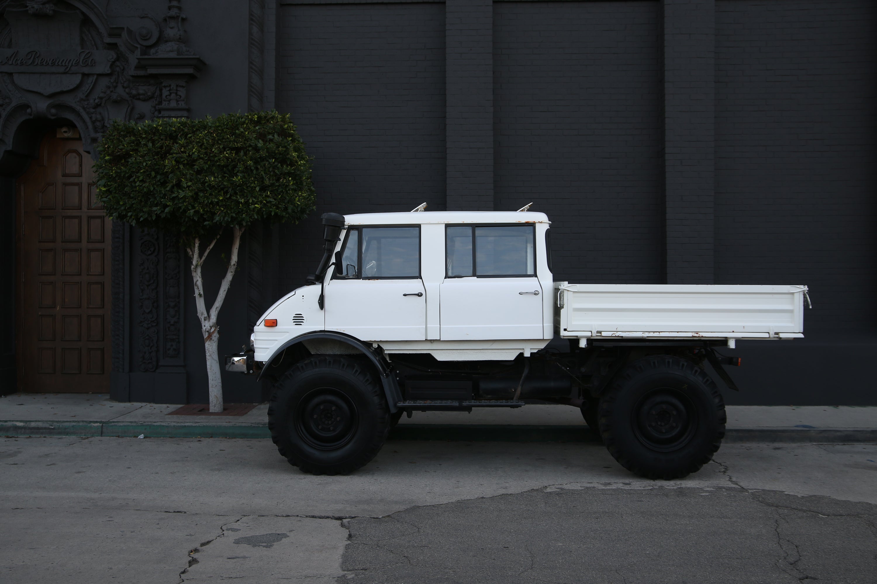 1979 Mercedes-Benz Unimog DOKA White FINE ART PRINT