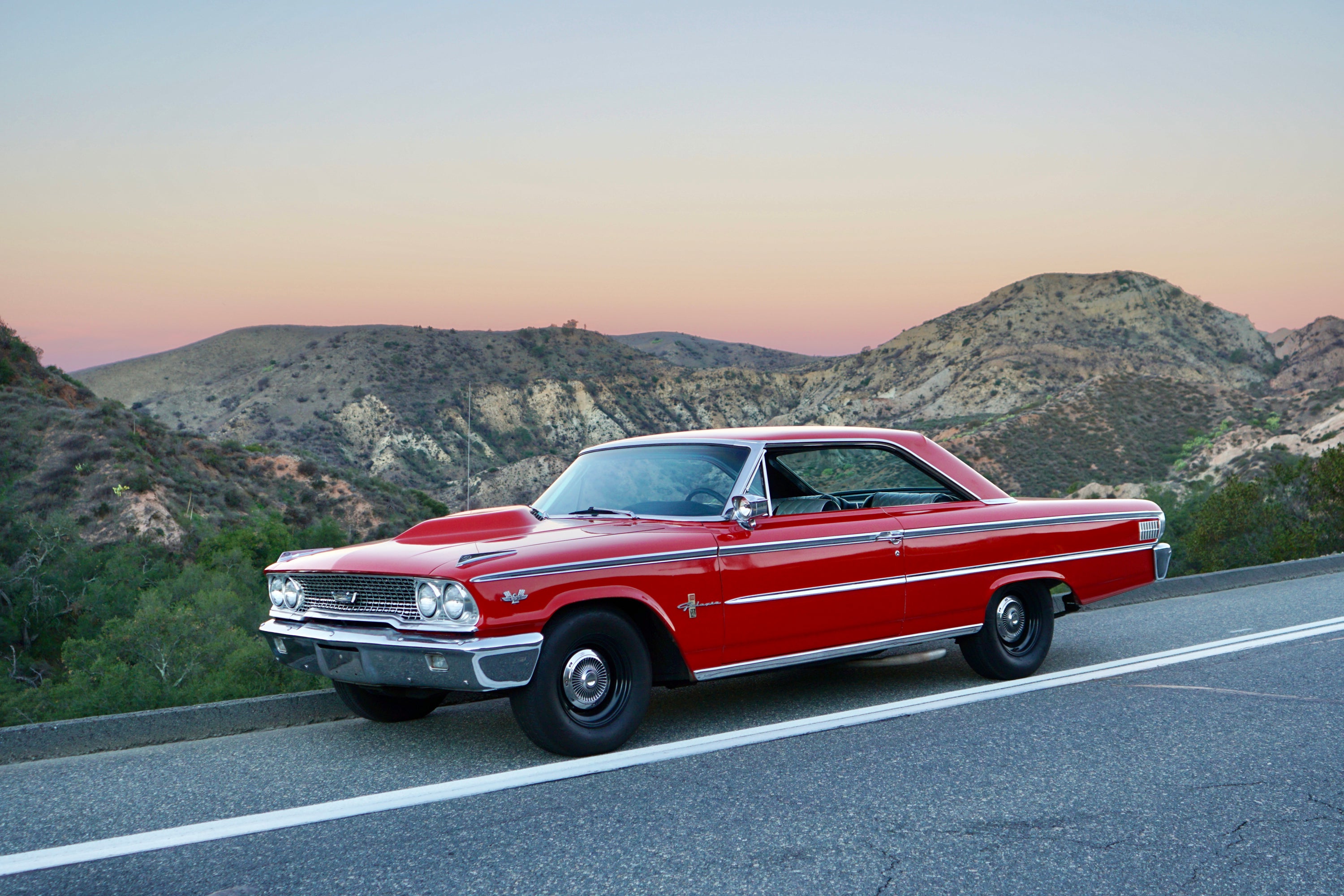 1963 Ford Galaxie Fastback FINE ART PRINT