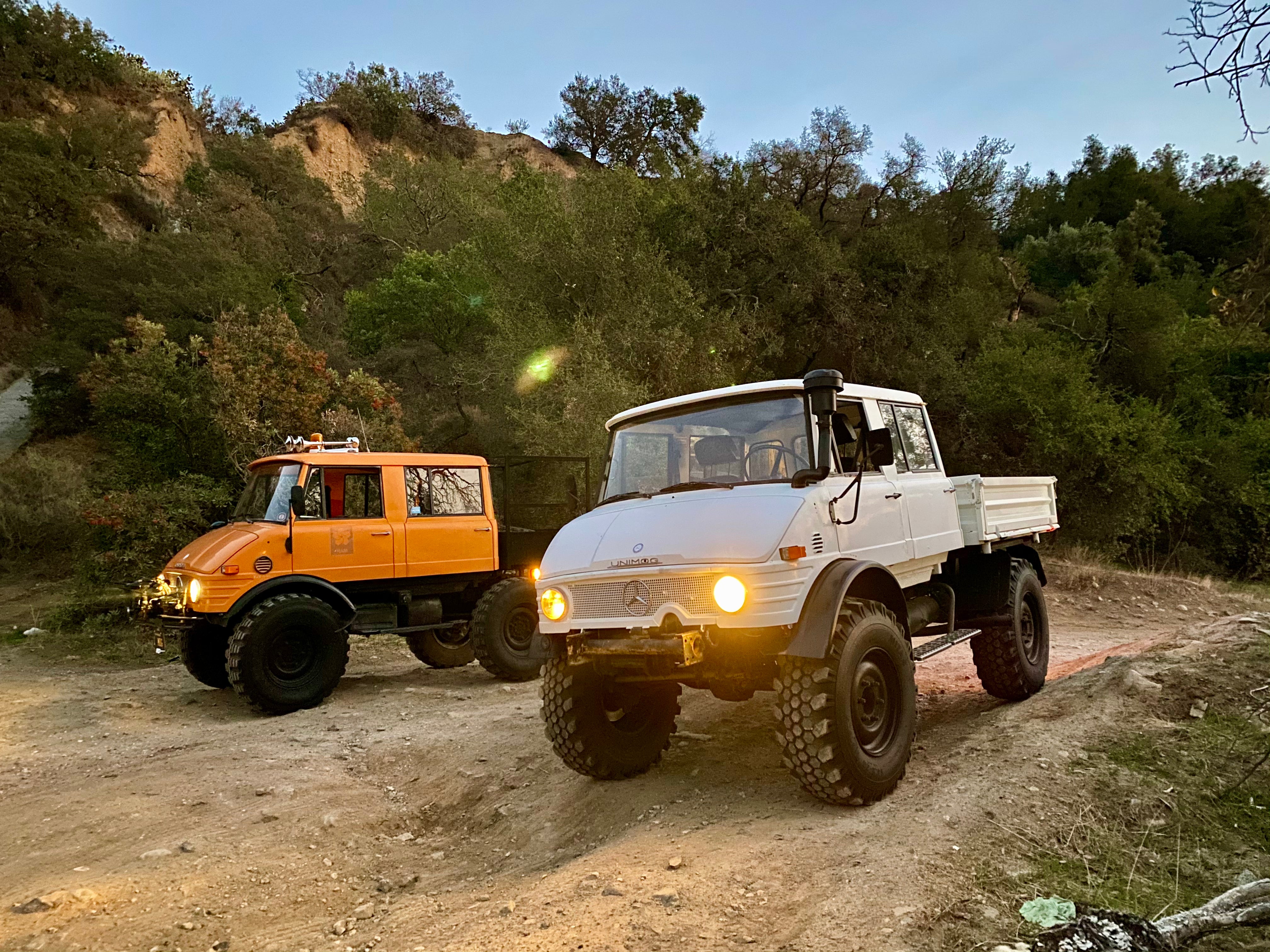 1979 Mercedes-Benz Unimog DOKA Orange FINE ART PRINT