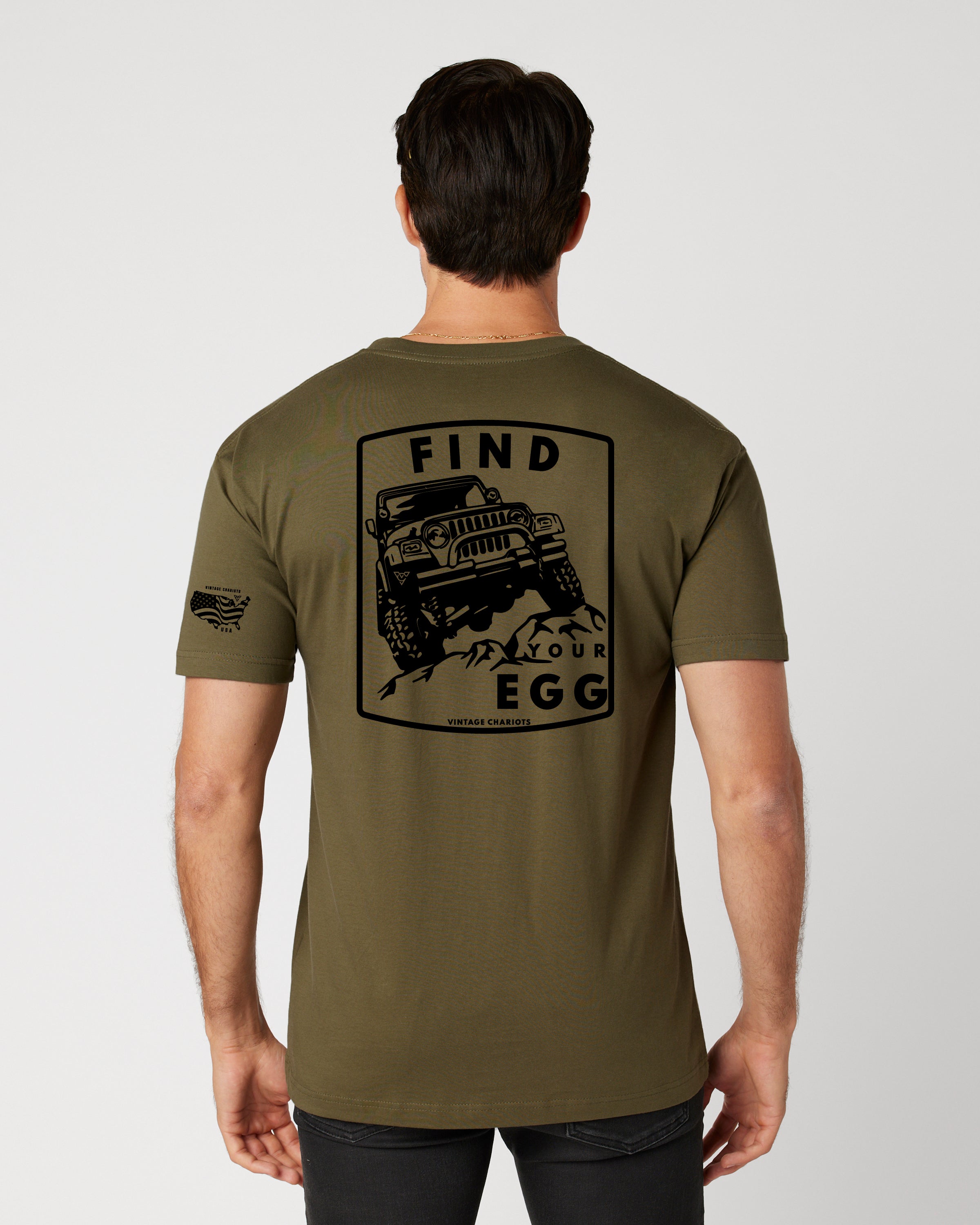 FIND YOUR EGG TEE (Military Green)