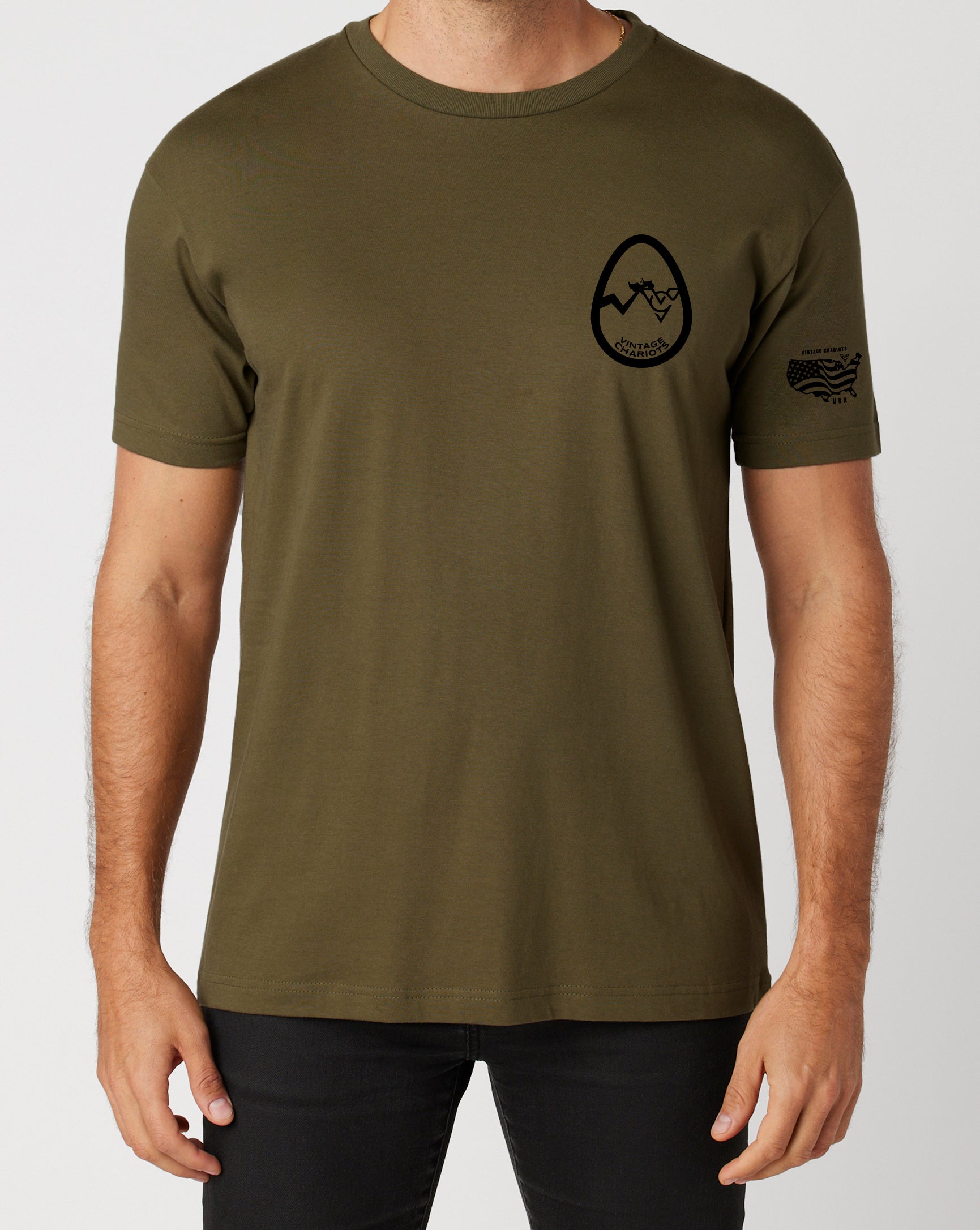 FIND YOUR EGG TEE (Military Green)
