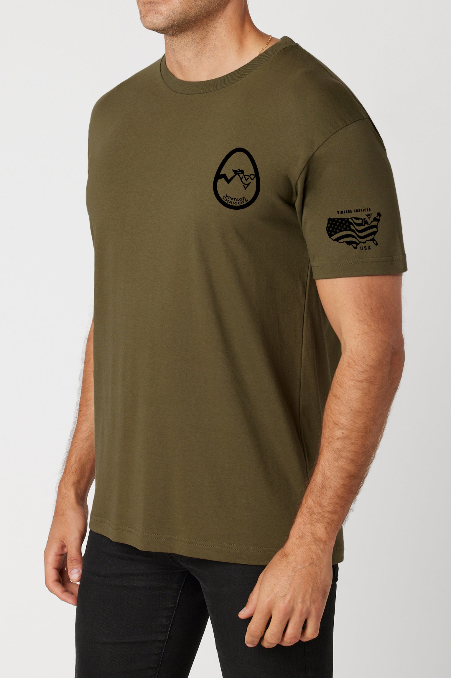 FIND YOUR EGG TEE (Military Green)